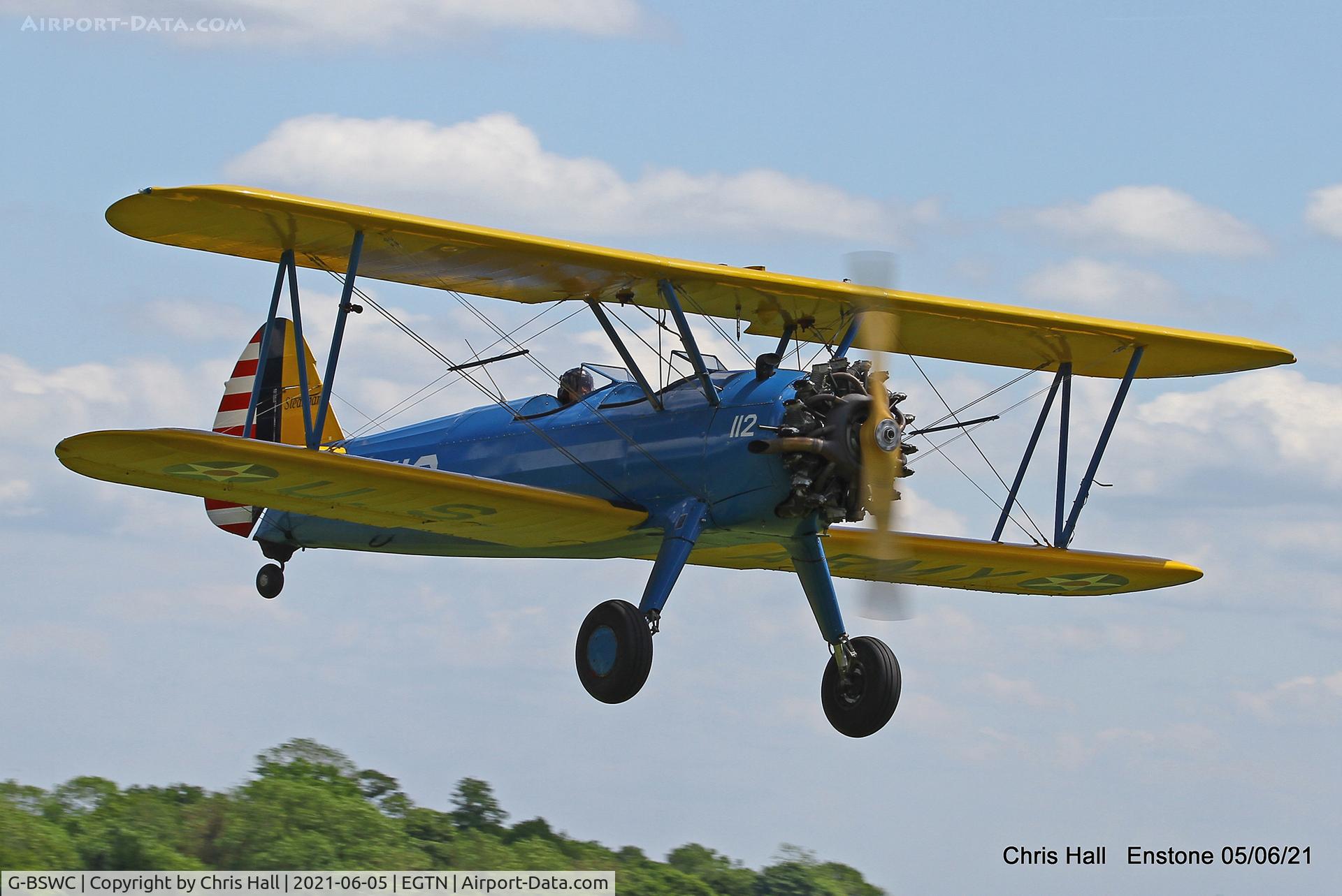 G-BSWC, 1944 Boeing E75 C/N 75-5560, Enstone