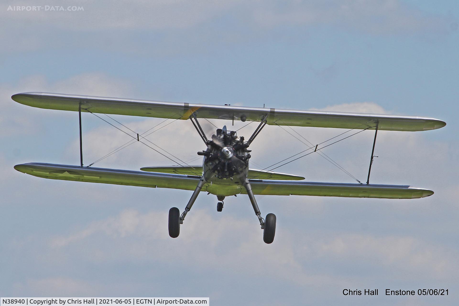 N38940, 1941 Boeing A75N1(PT17) C/N 75-1822, Enstone