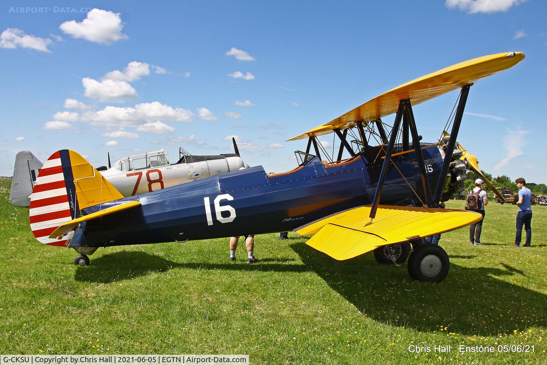 G-CKSU, 1941 Boeing A75N1 (PT-13D) C/N 75-871, Enstone