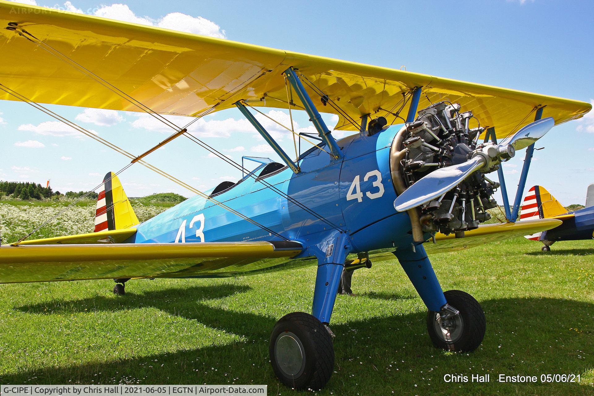 G-CIPE, 1943 Boeing A75 C/N 75-5315, Enstone