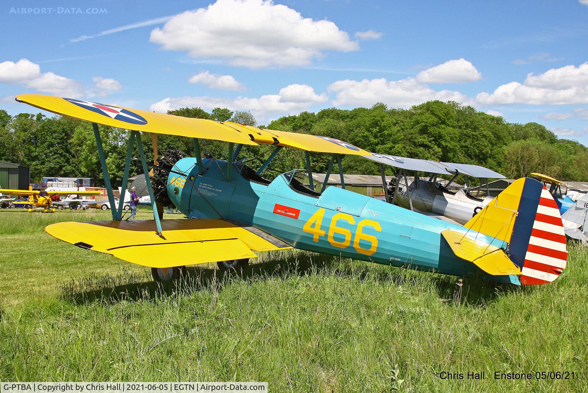 G-PTBA, 1937 Boeing A75 C/N 75-045, Enstone