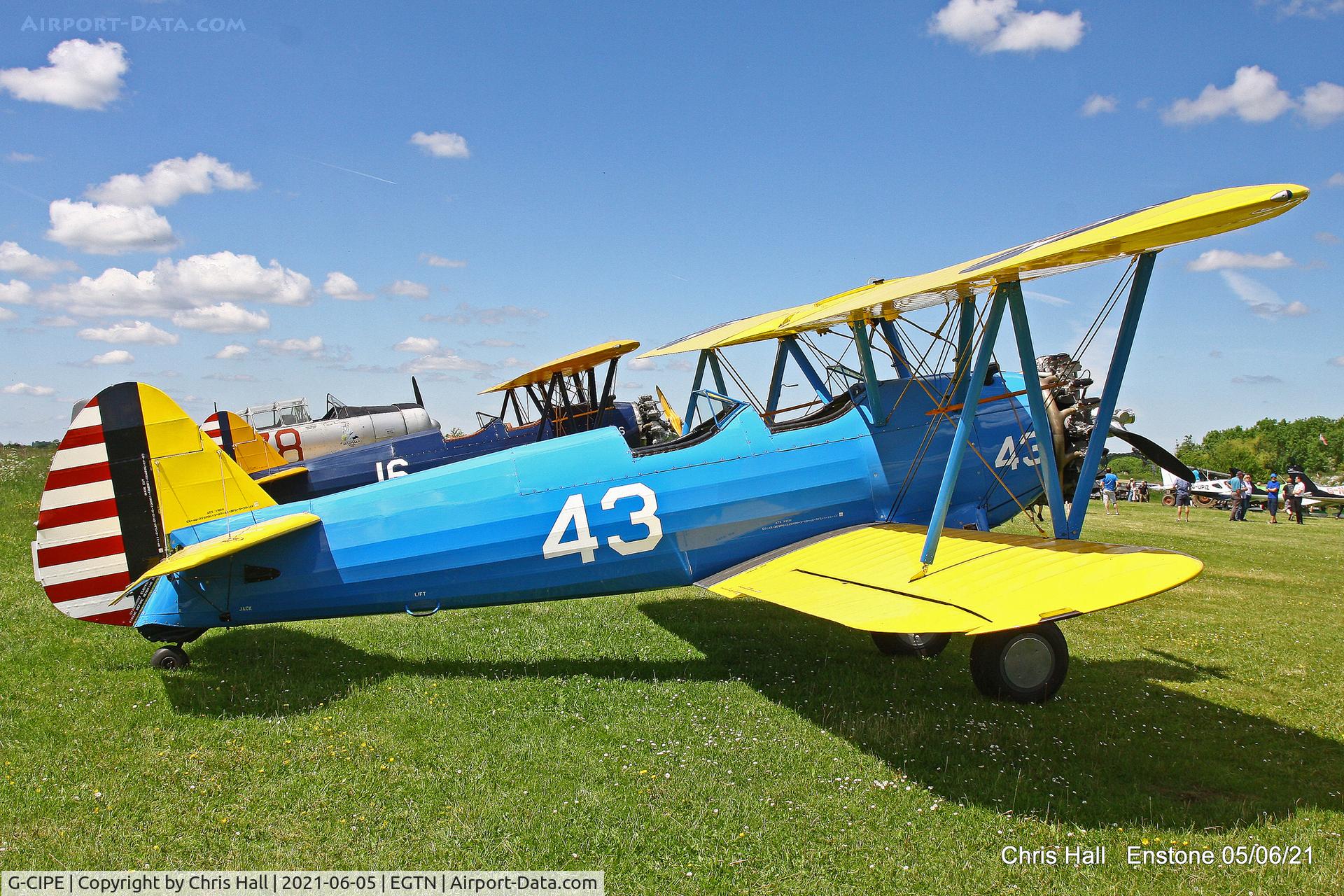 G-CIPE, 1943 Boeing A75 C/N 75-5315, Enstone