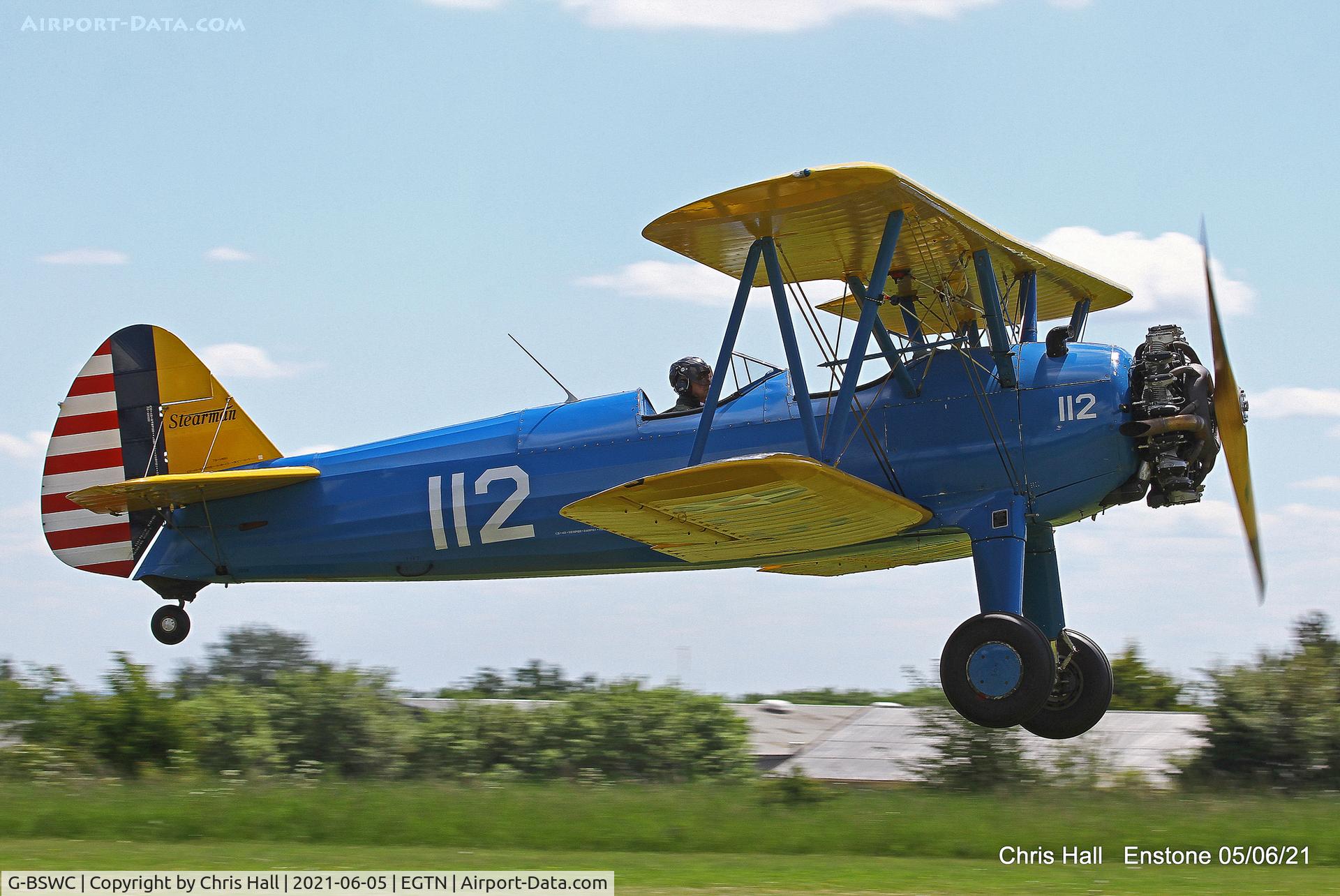 G-BSWC, 1944 Boeing E75 C/N 75-5560, Enstone