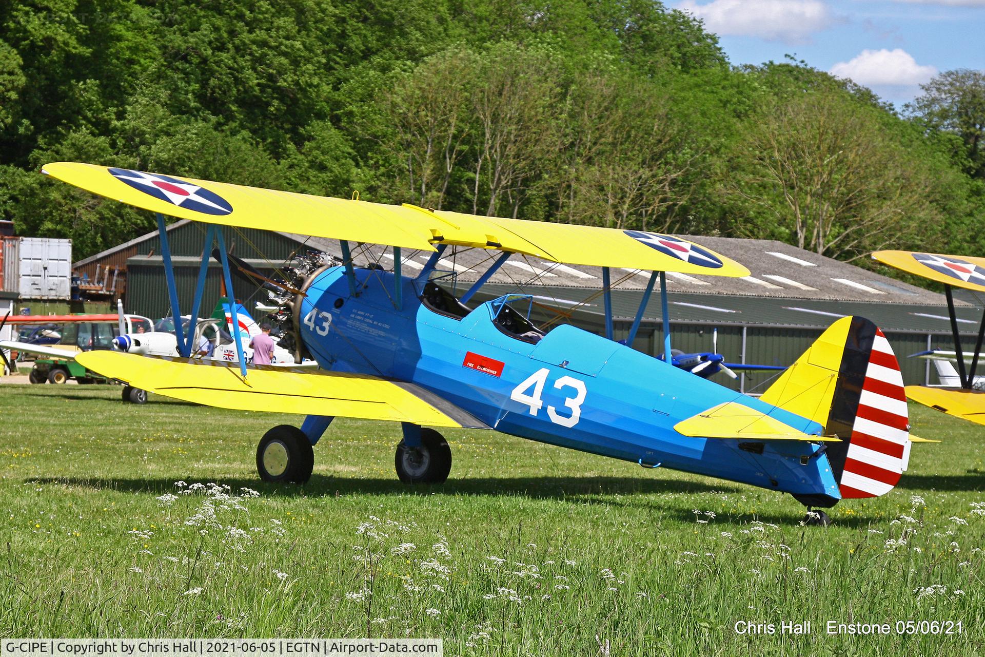 G-CIPE, 1943 Boeing A75 C/N 75-5315, Enstone