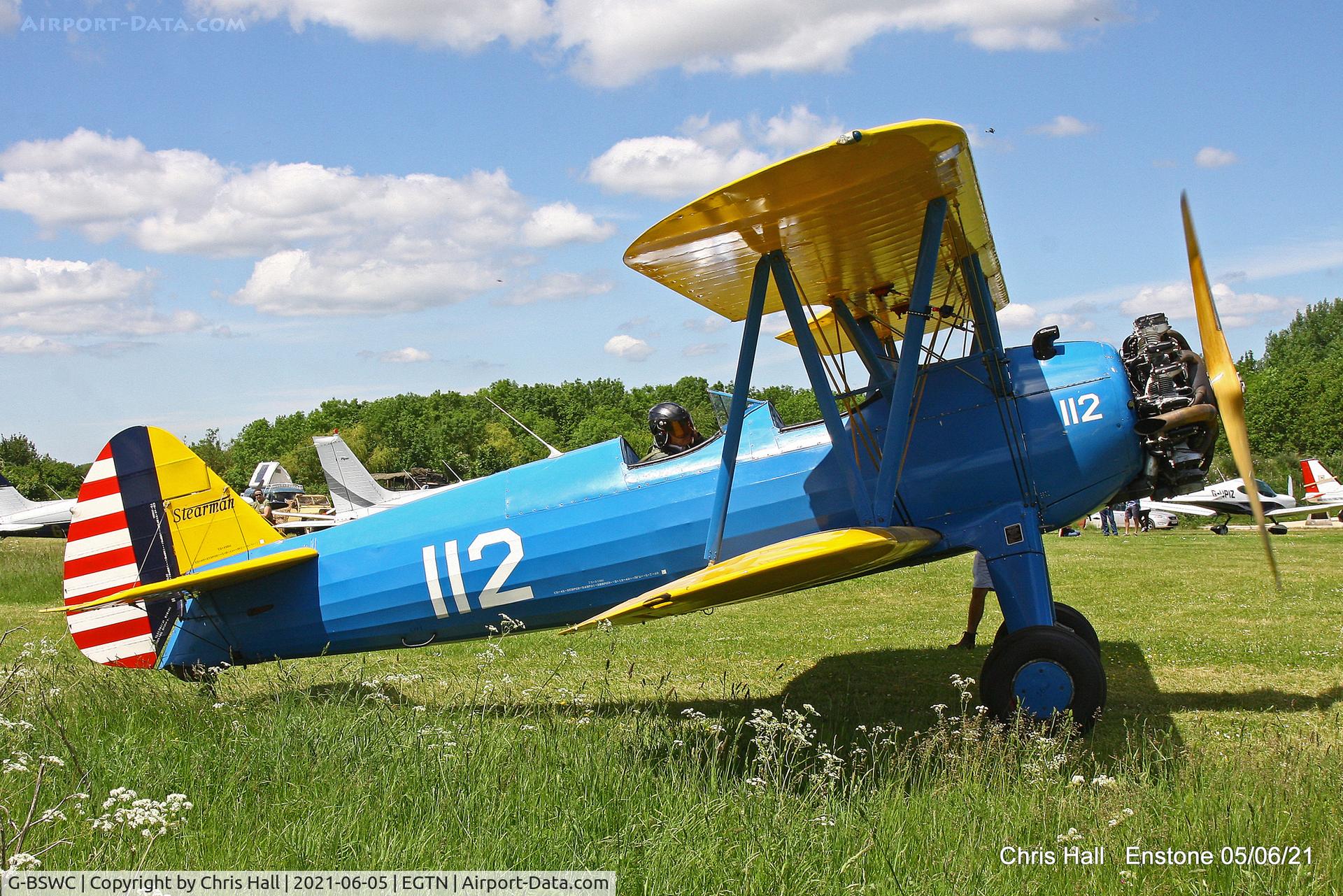 G-BSWC, 1944 Boeing E75 C/N 75-5560, Enstone