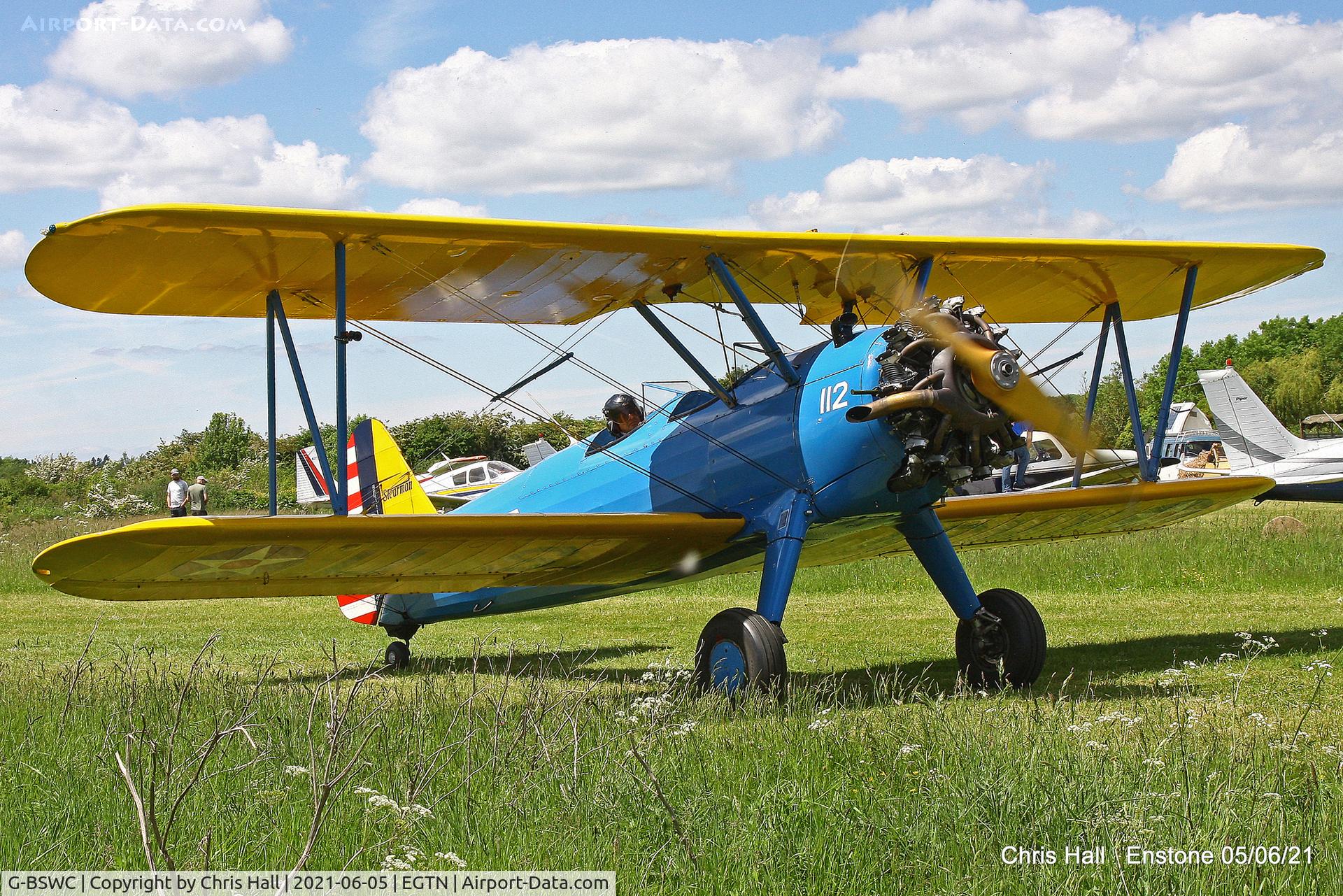 G-BSWC, 1944 Boeing E75 C/N 75-5560, Enstone