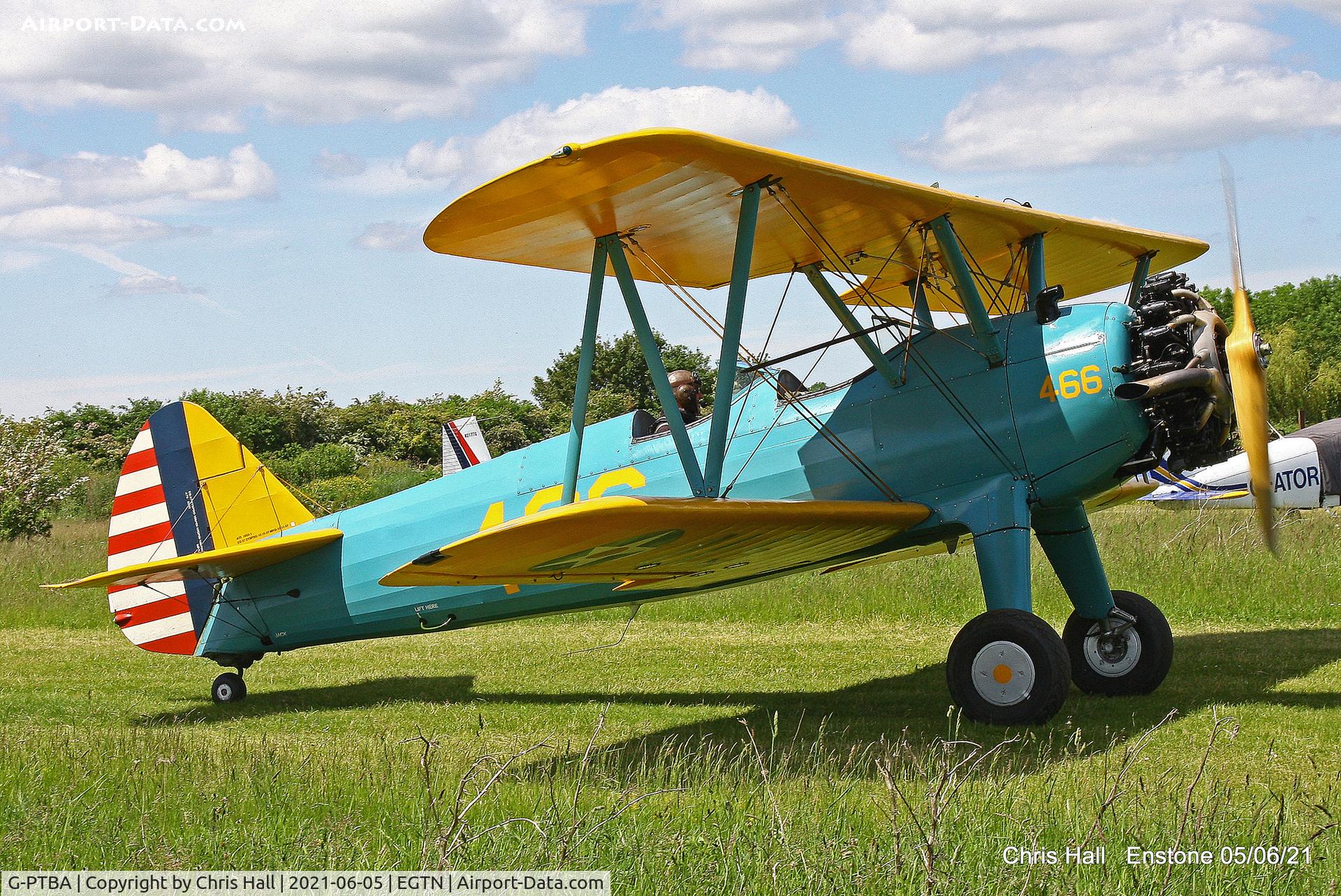 G-PTBA, 1937 Boeing A75 C/N 75-045, Enstone