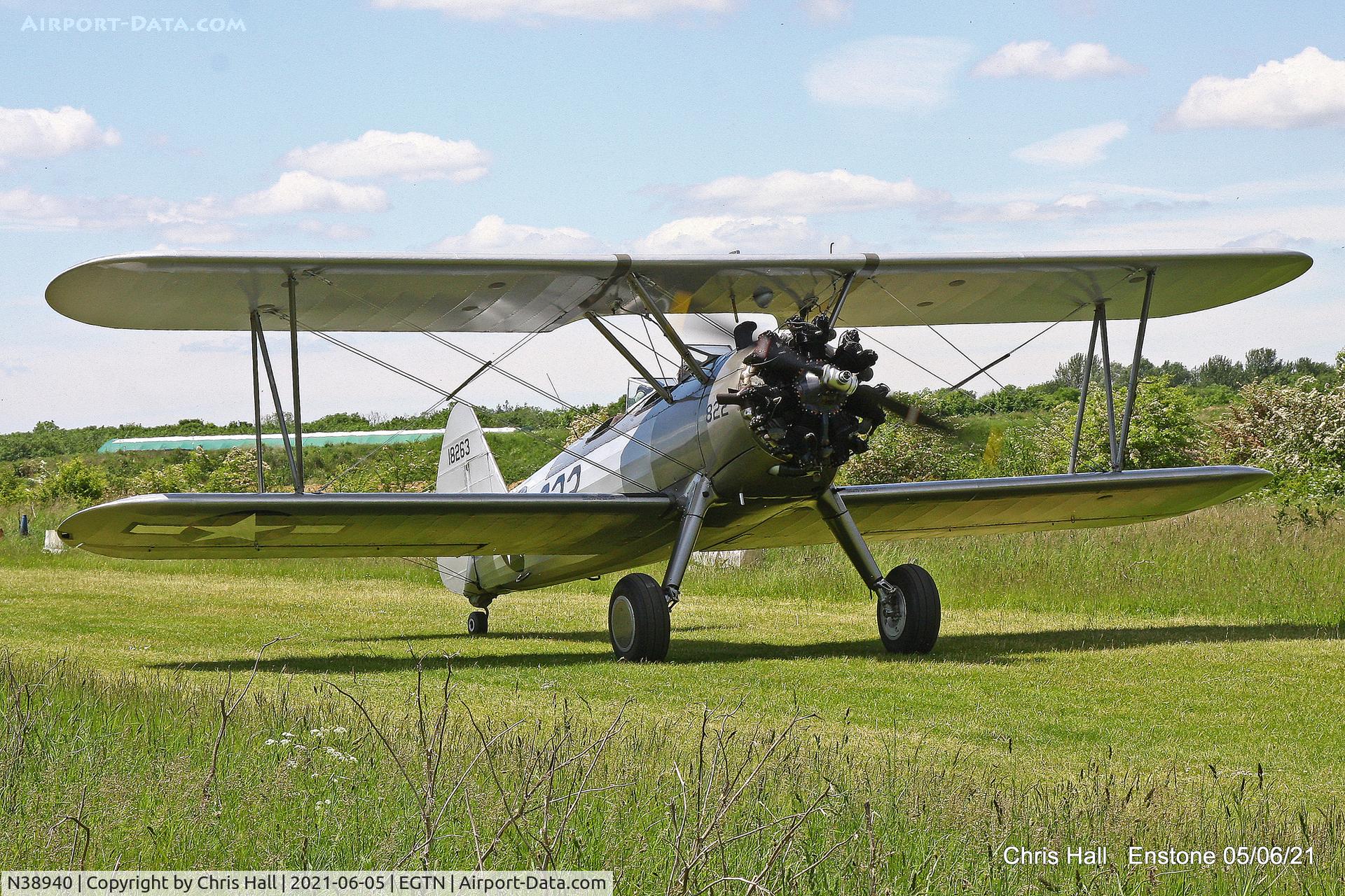 N38940, 1941 Boeing A75N1(PT17) C/N 75-1822, Enstone