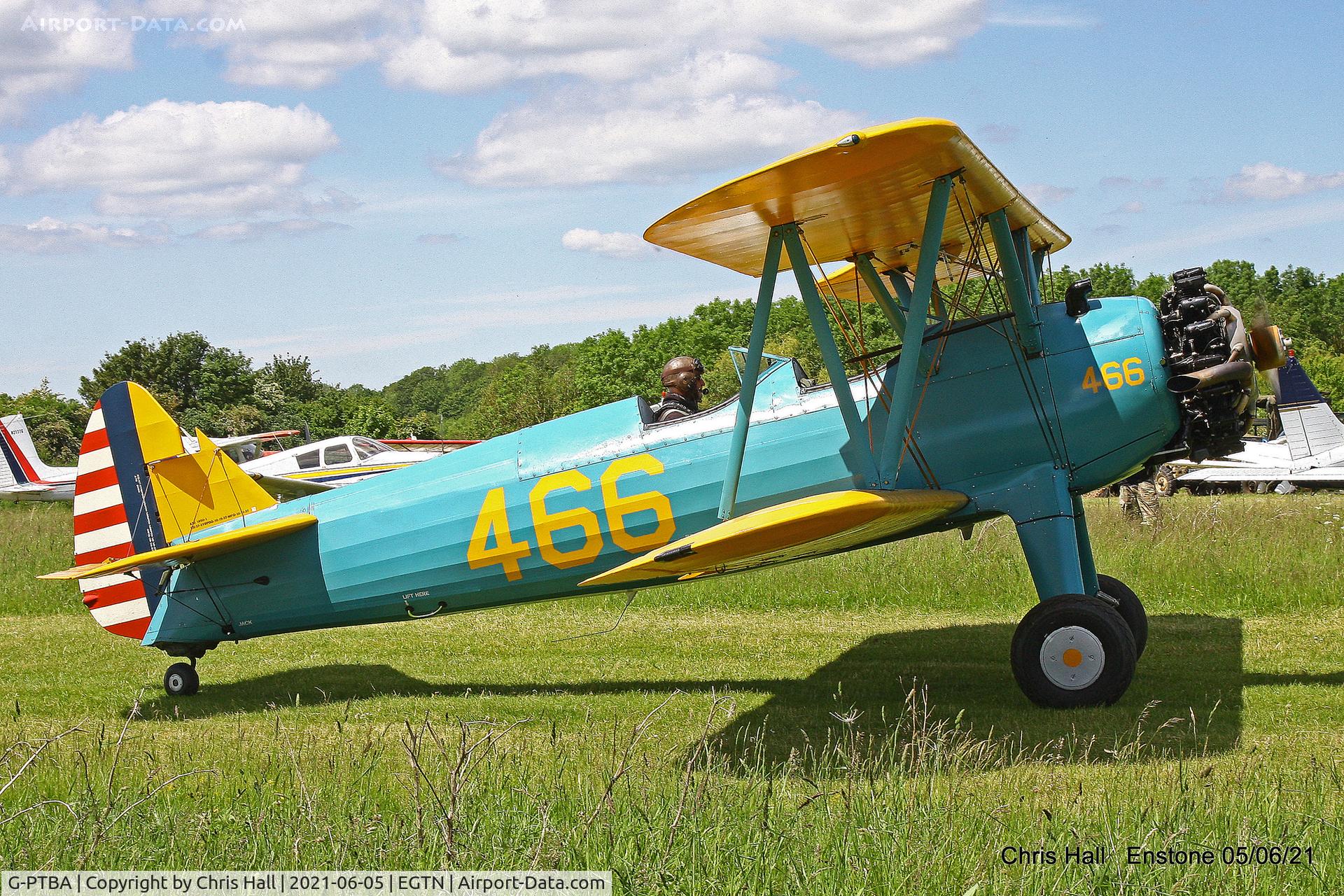 G-PTBA, 1937 Boeing A75 C/N 75-045, Enstone