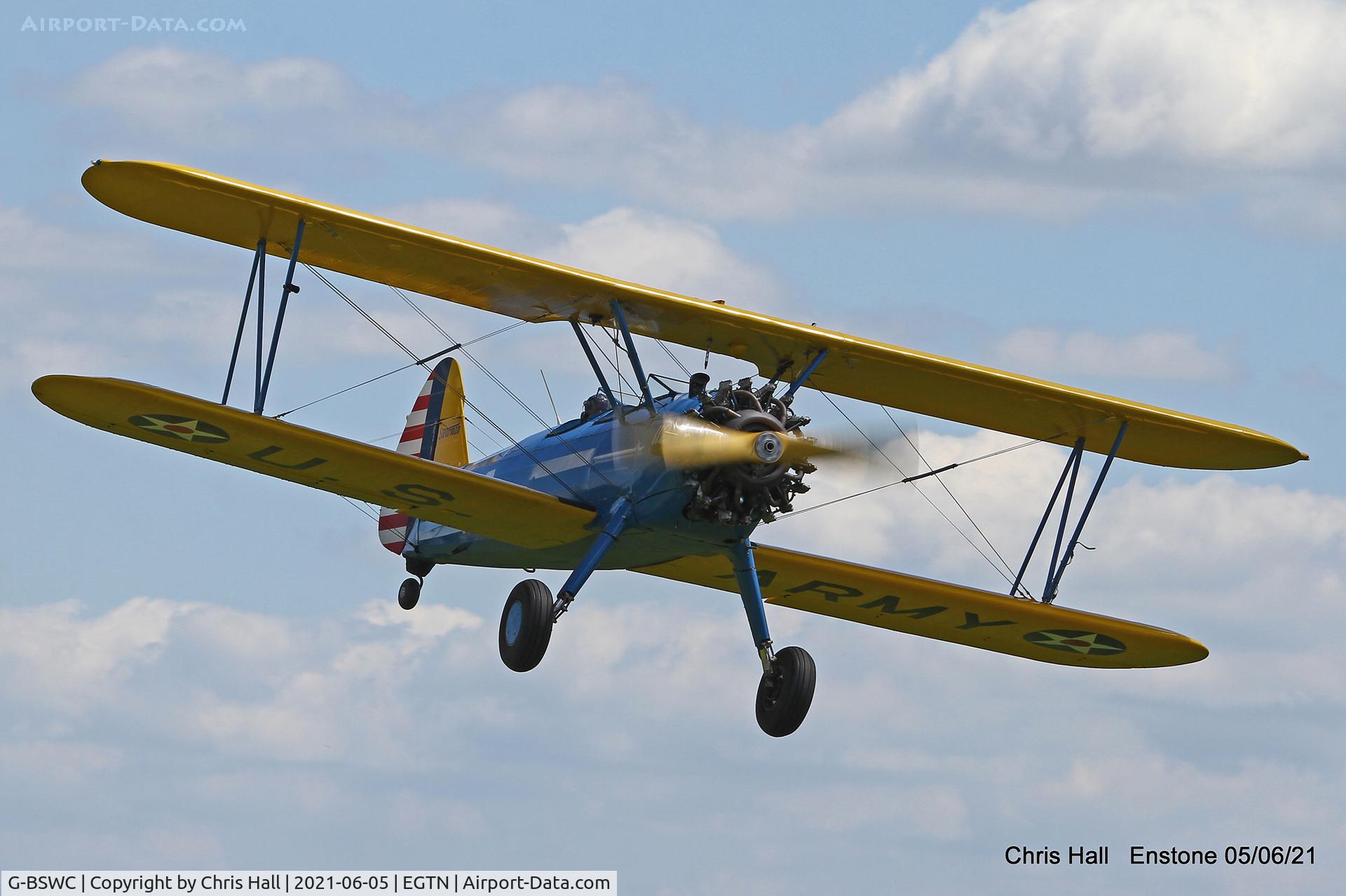 G-BSWC, 1944 Boeing E75 C/N 75-5560, Enstone