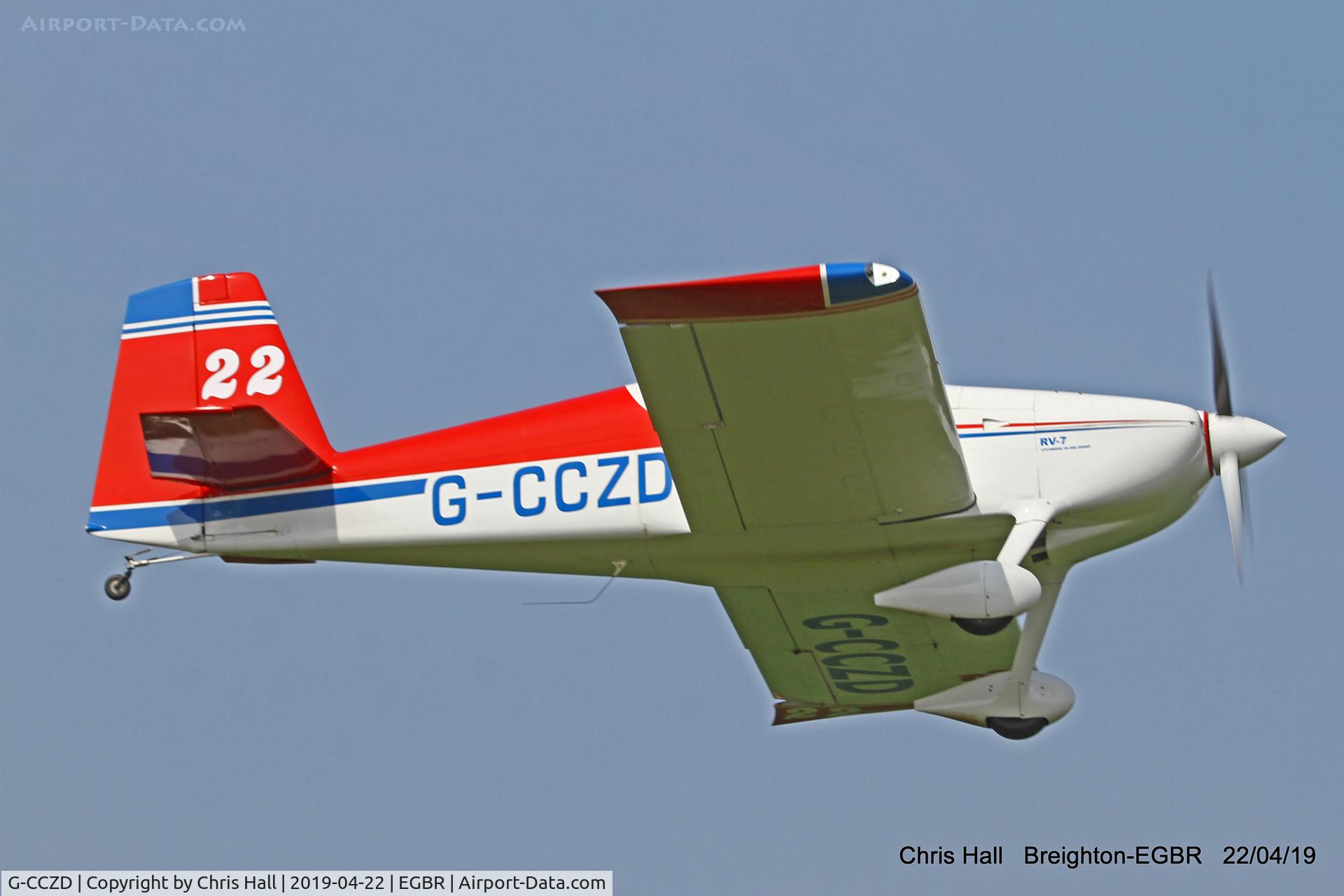 G-CCZD, 2004 Vans RV-7 C/N PFA 323-14087, Breighton