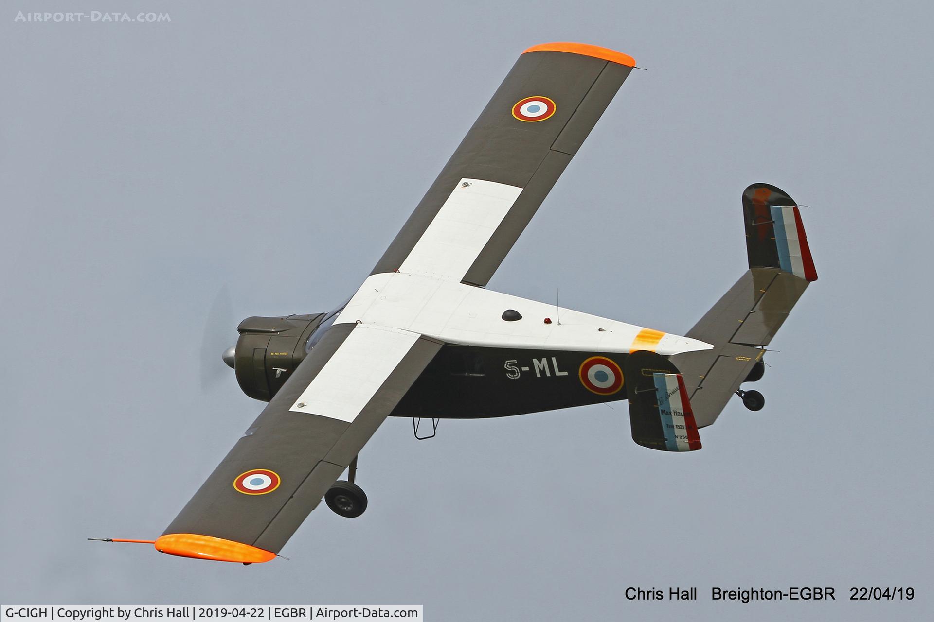 G-CIGH, 1960 Max Holste MH.1521M Broussard C/N 255, Breighton