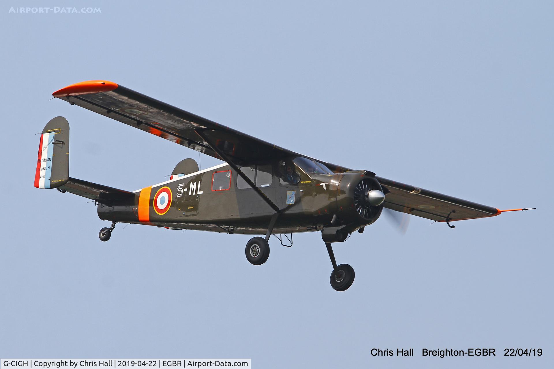 G-CIGH, 1960 Max Holste MH.1521M Broussard C/N 255, Breighton