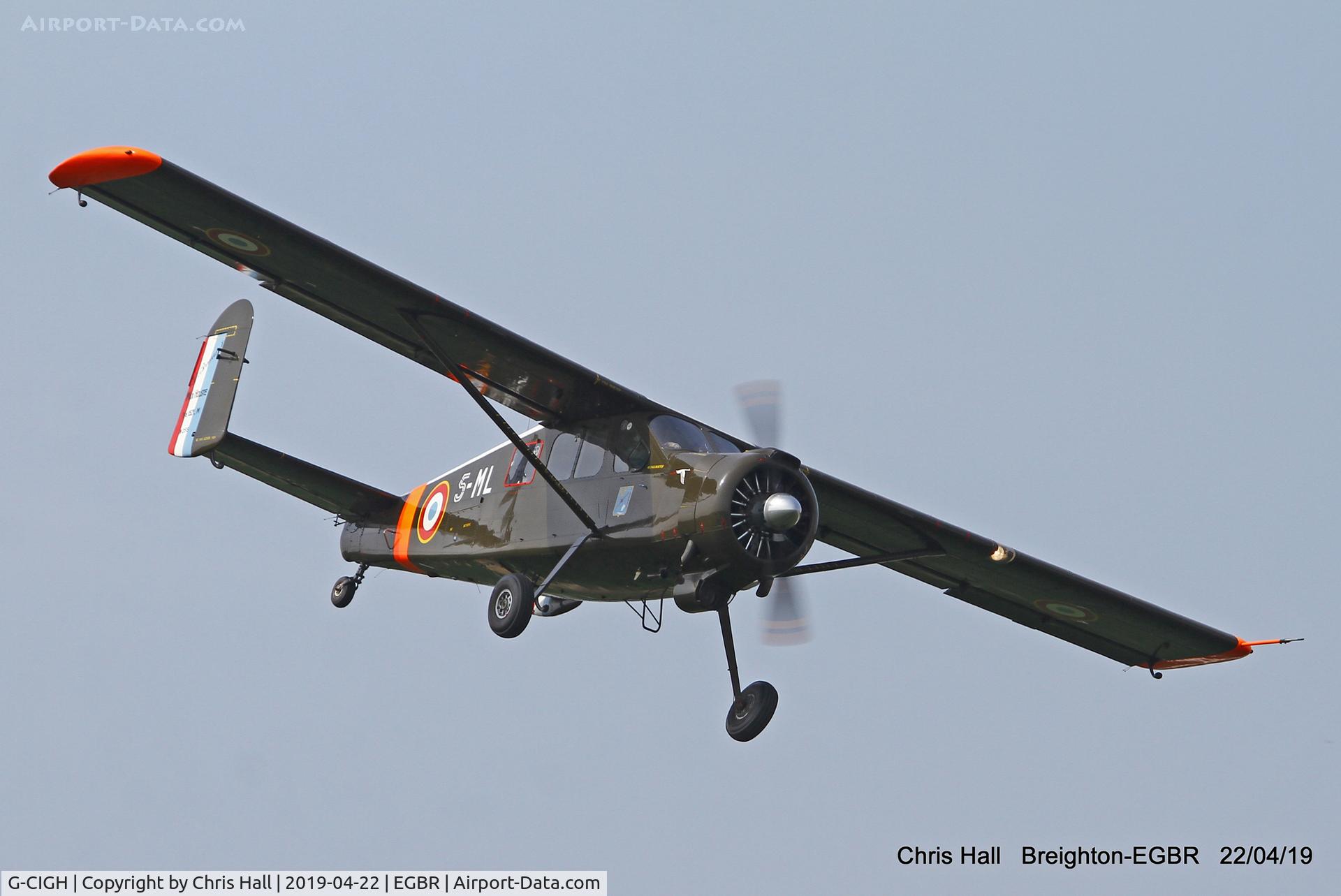 G-CIGH, 1960 Max Holste MH.1521M Broussard C/N 255, Breighton