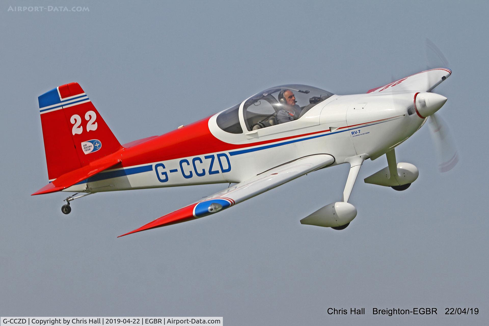 G-CCZD, 2004 Vans RV-7 C/N PFA 323-14087, Breighton