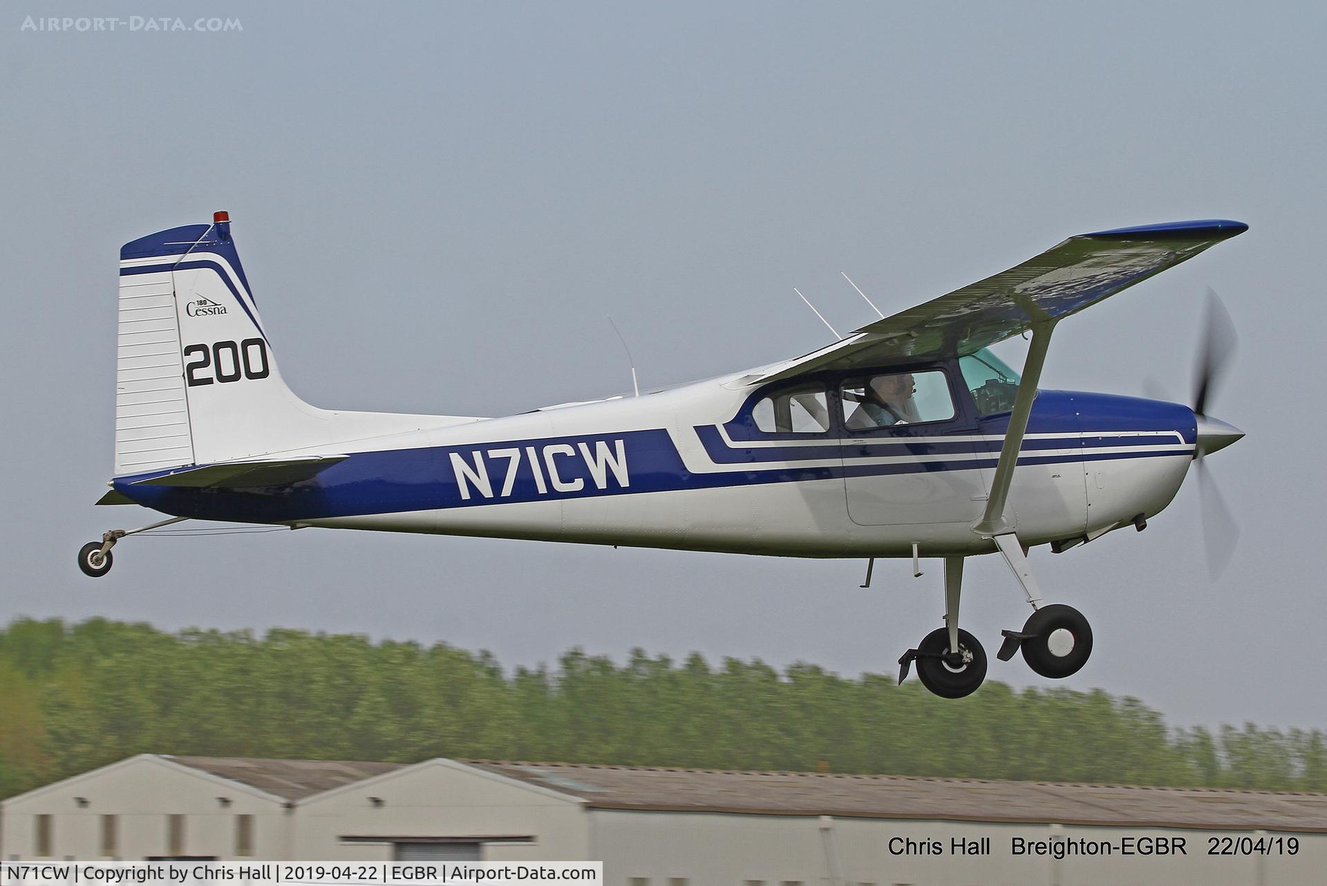 N71CW, 1962 Cessna 180E C/N 18051093, Breighton