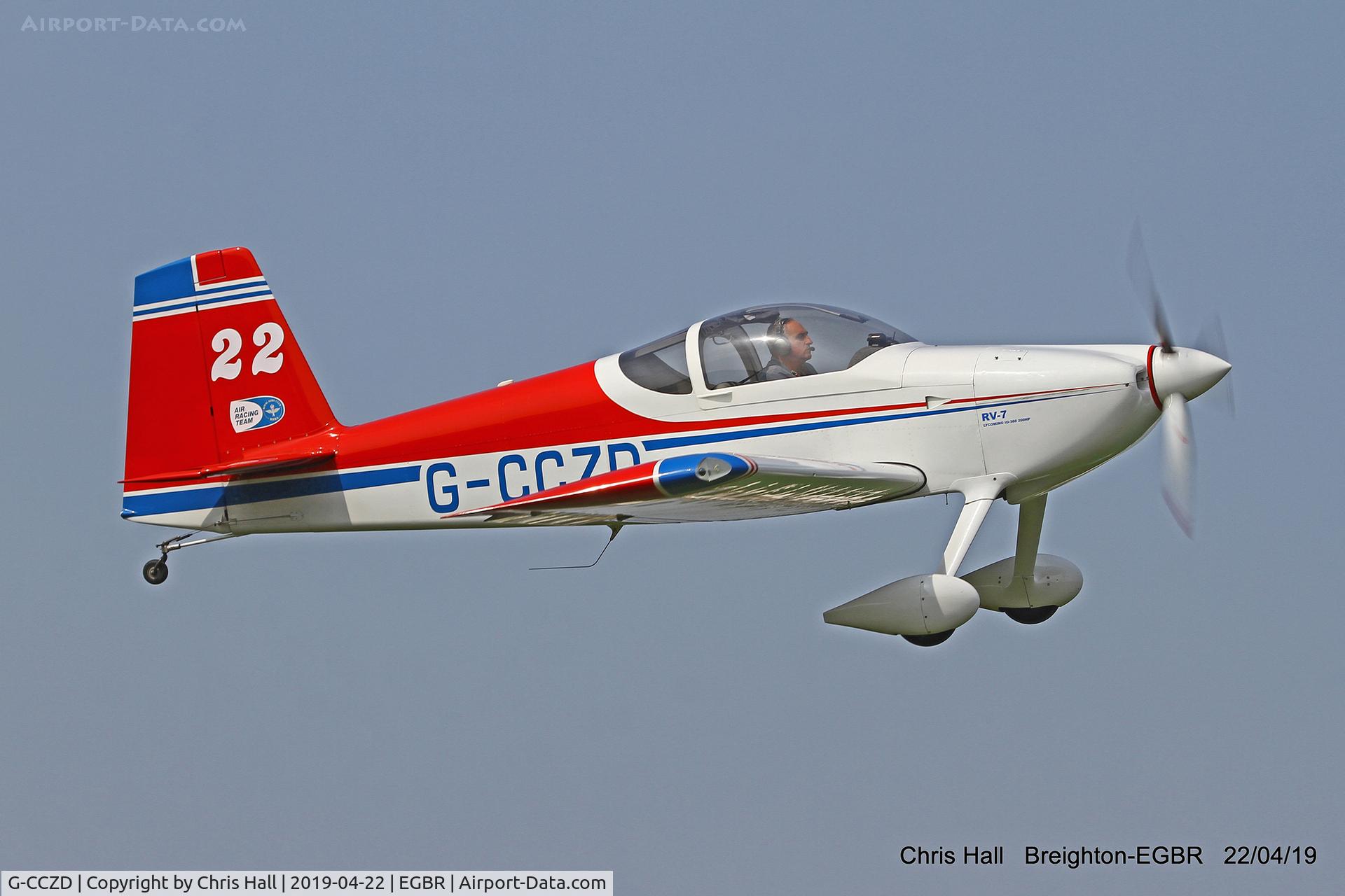 G-CCZD, 2004 Vans RV-7 C/N PFA 323-14087, Breighton