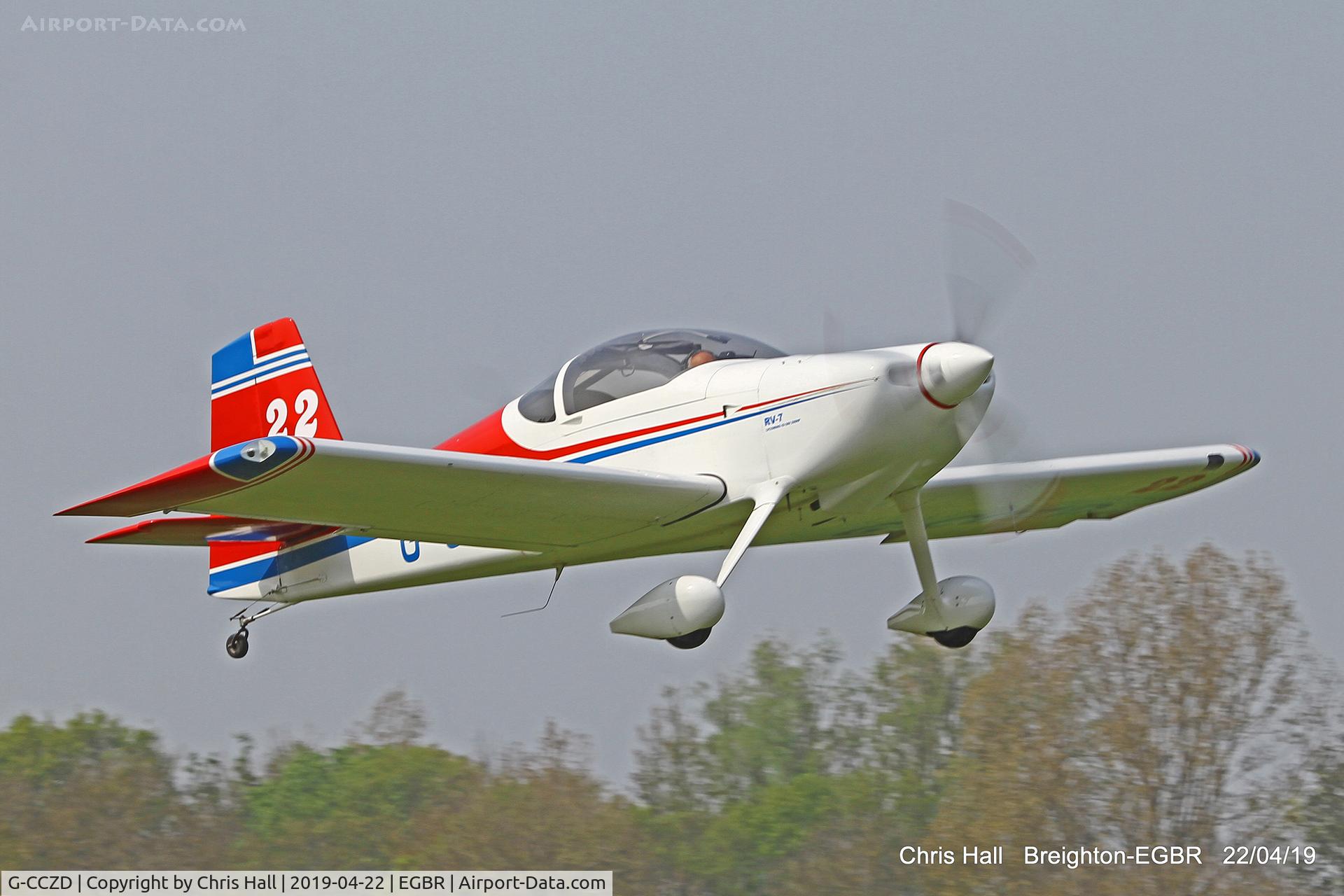 G-CCZD, 2004 Vans RV-7 C/N PFA 323-14087, Breighton