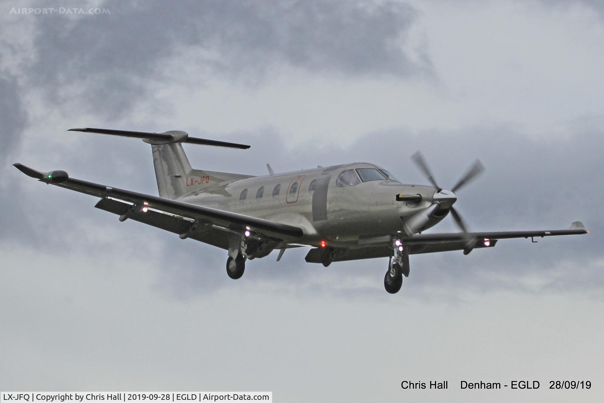 LX-JFQ, 2007 Pilatus PC-12/47 C/N 876, Denham