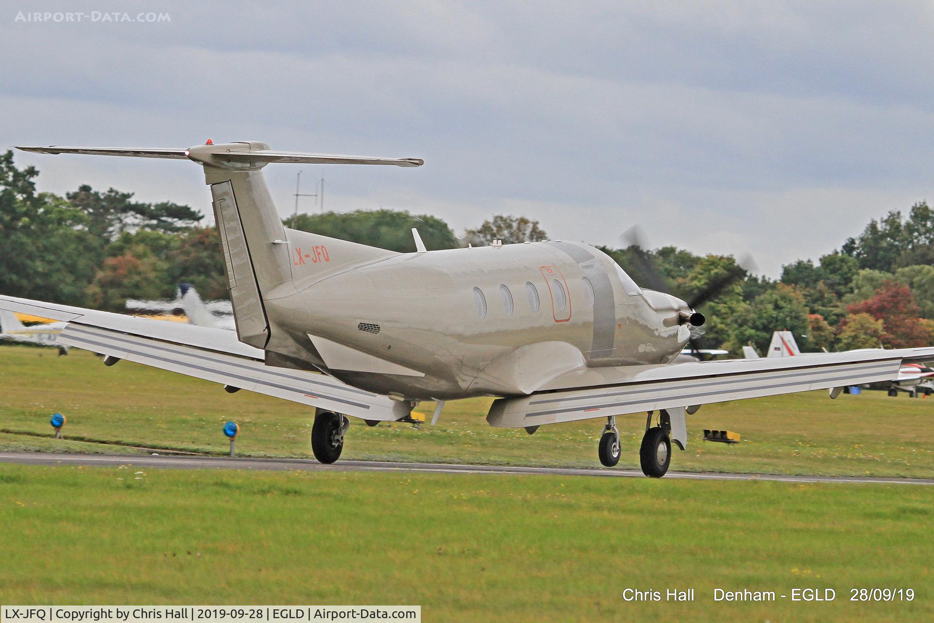 LX-JFQ, 2007 Pilatus PC-12/47 C/N 876, Denham