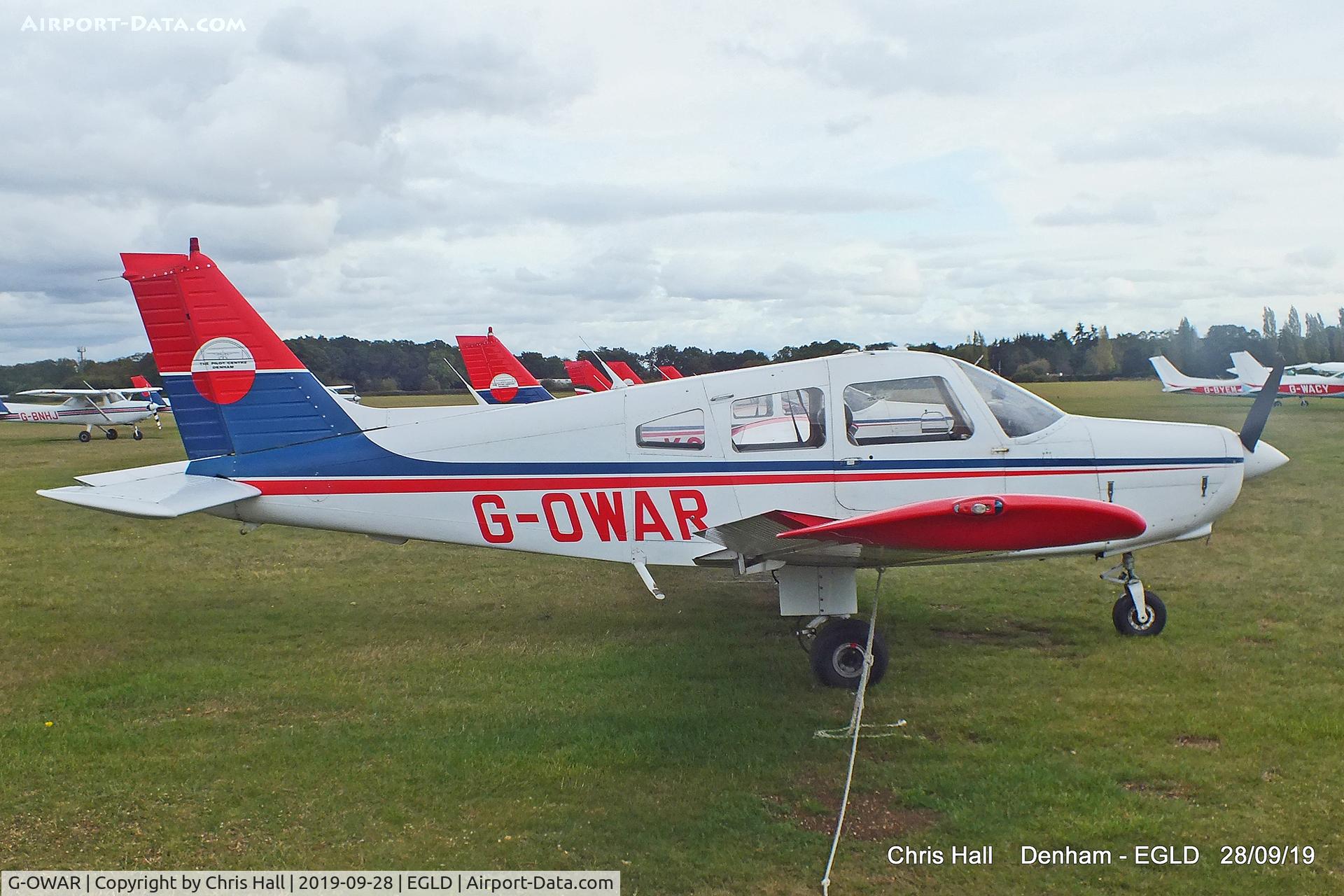 G-OWAR, 1986 Piper PA-28-161 Cherokee Warrior II C/N 28-8616054, Denham