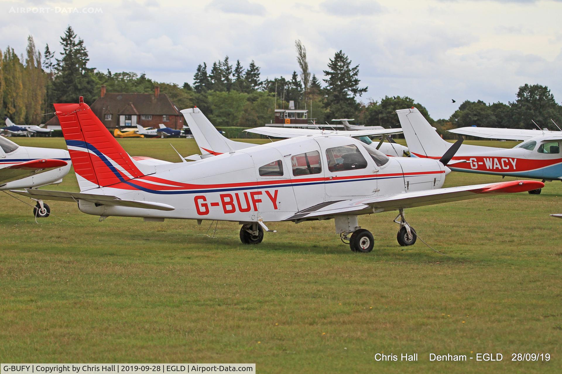 G-BUFY, 1980 Piper PA-28-161 Cherokee Warrior II C/N 28-8016211, Denham