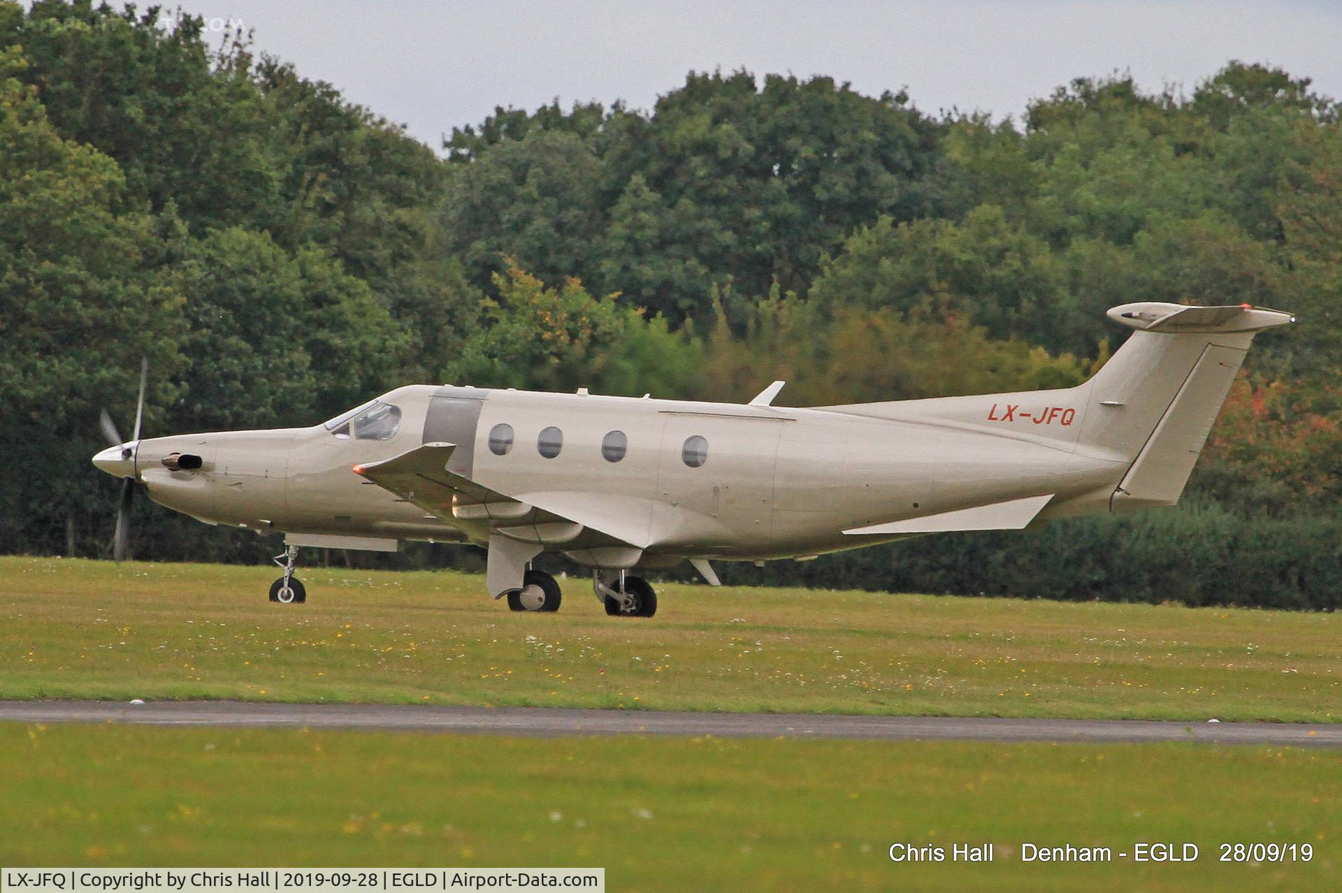 LX-JFQ, 2007 Pilatus PC-12/47 C/N 876, Denham