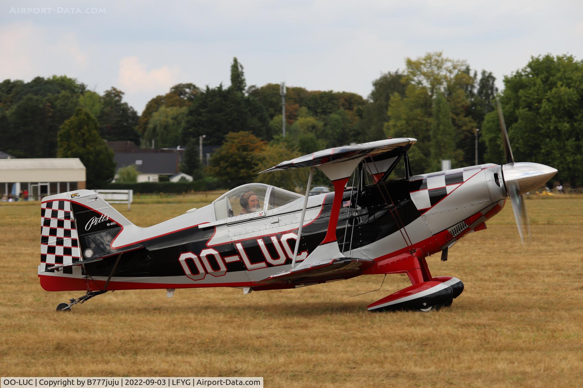 OO-LUC, 2008 Aviat Pitts S-2C Special C/N 6084, at Cambrai 2022 airshow