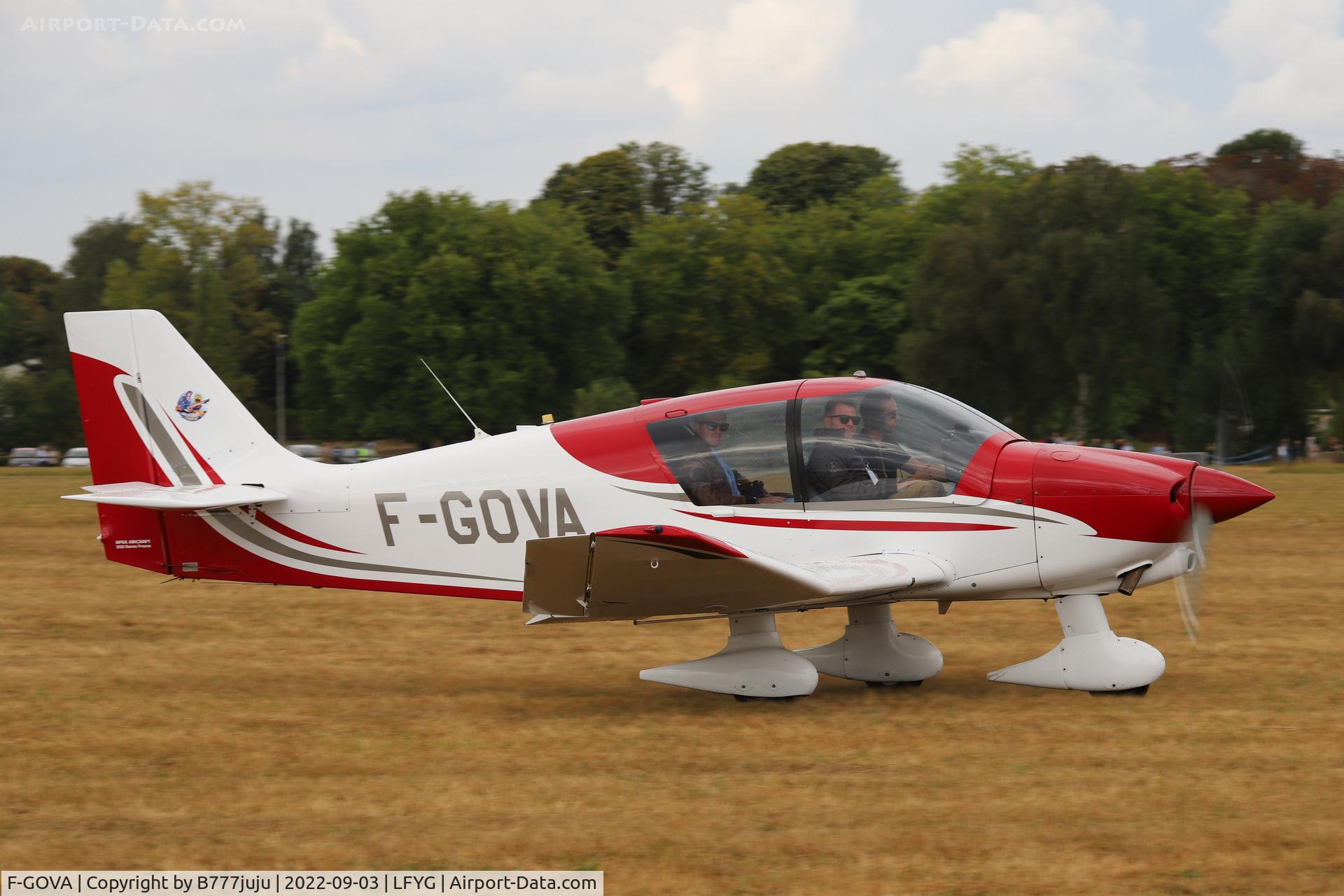 F-GOVA, Robin DR-400-120 Dauphin 2+2 C/N 2303, at Cambrai 2022 airshow