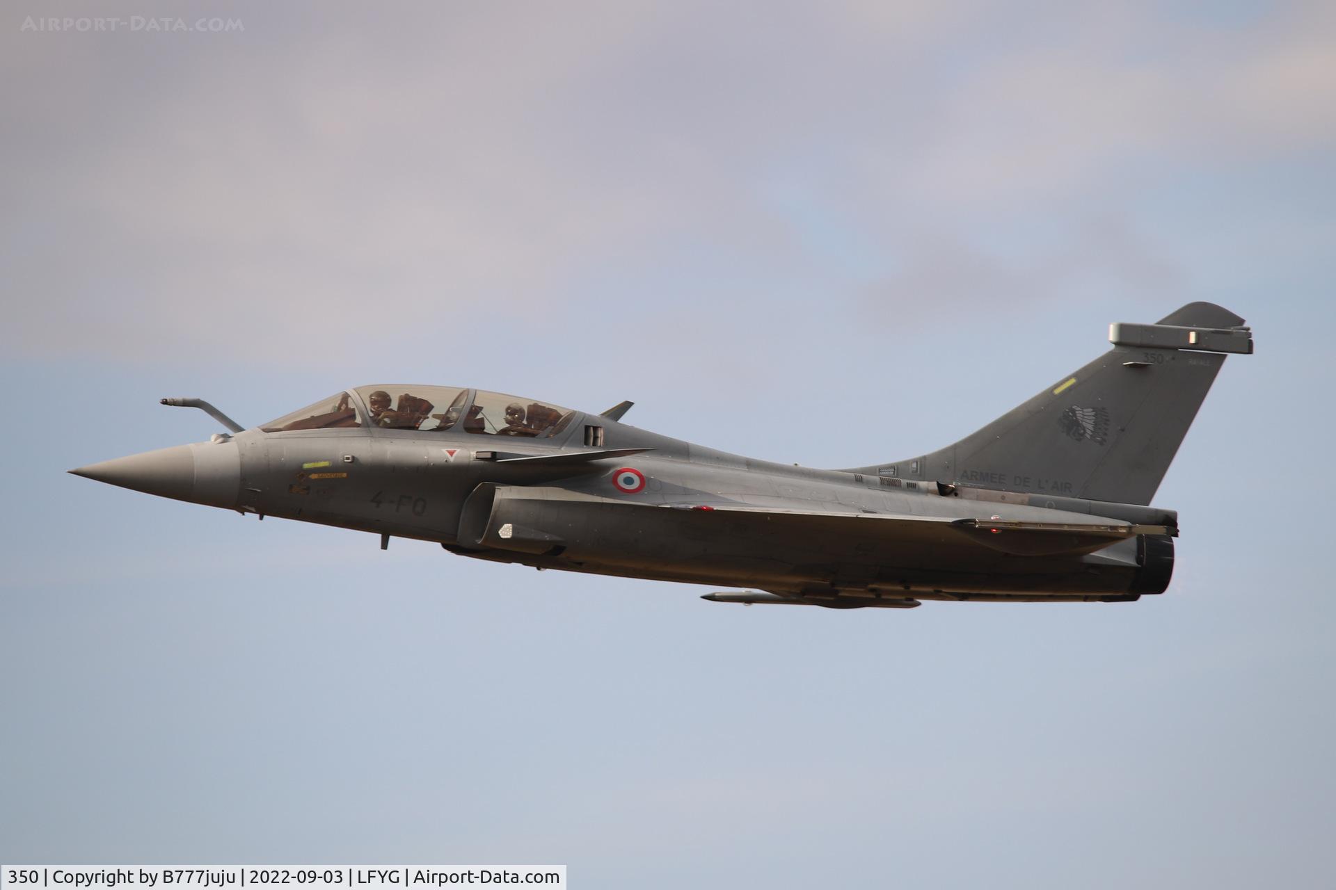 350, 2014 Dassault Rafale B C/N 350, at Cambrai 2022 airshow