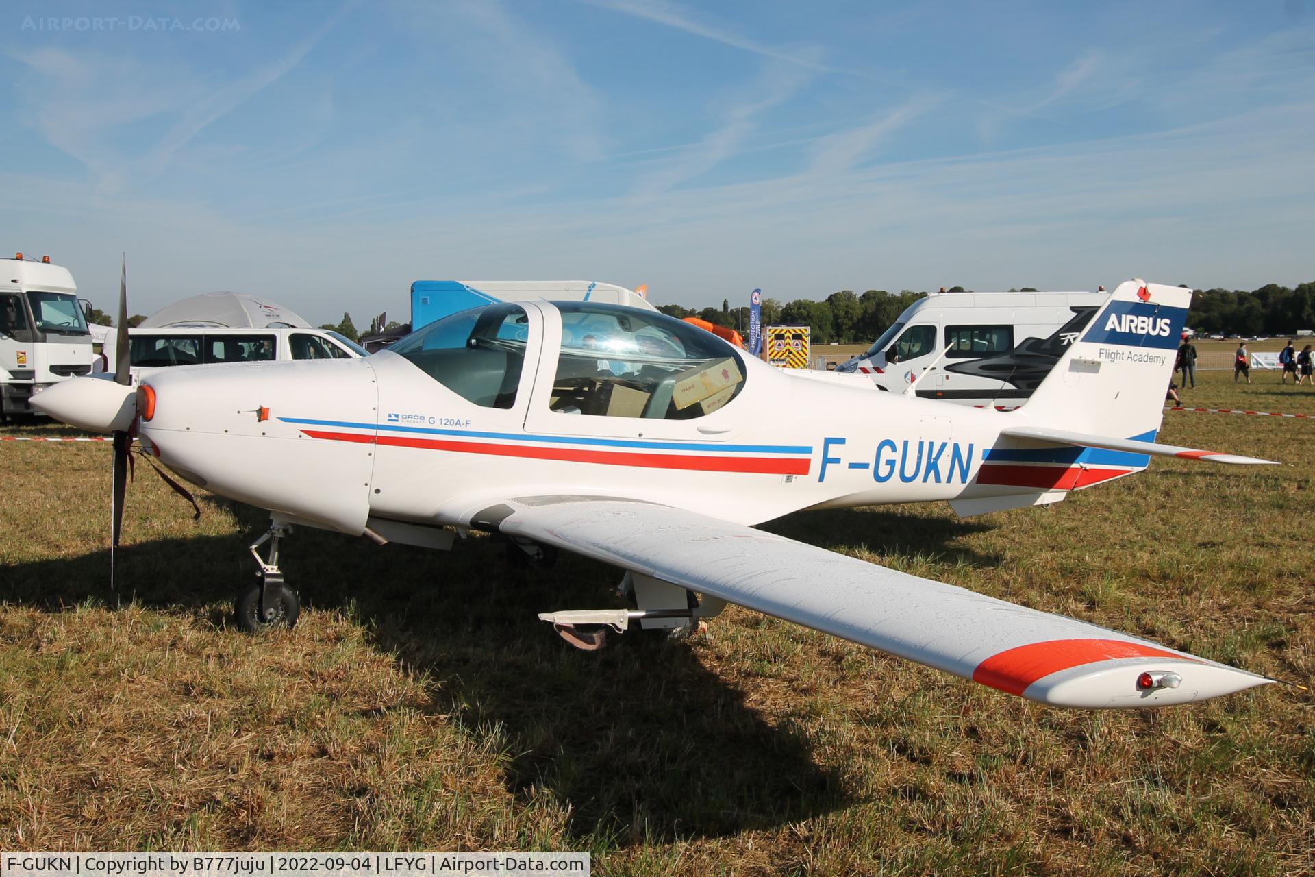 F-GUKN, 2008 Grob G-120A C/N 85048, at Cambrai 2022 airshow