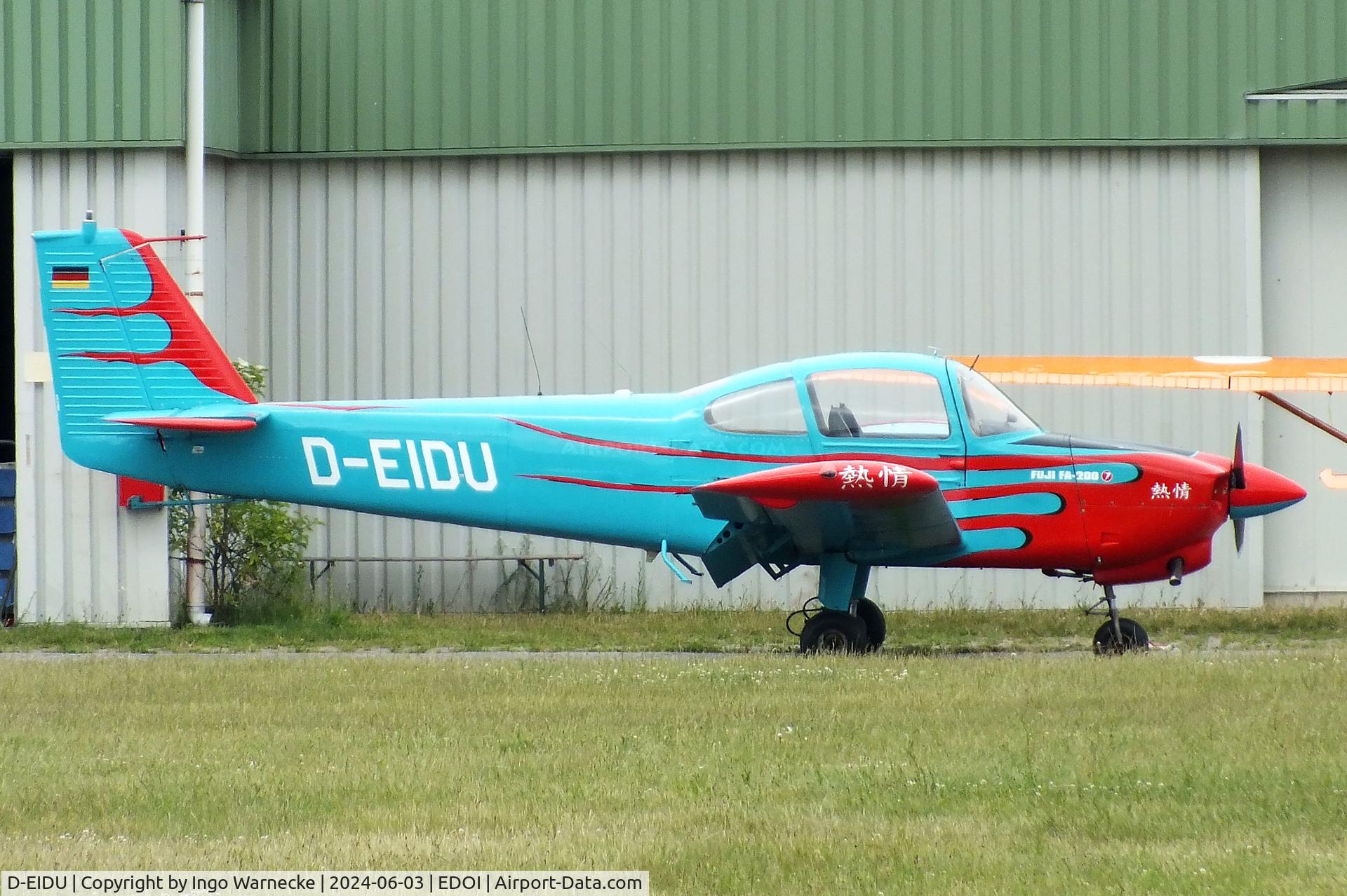 D-EIDU, 1975 Fuji FA-200-180 Aero Subaru Aero Subaru C/N 274, Fuji FA-200-180 Aero Subaru at Bienenfarm airfield (home of part of the collection of Quax, association for the promotion of historic aircraft e.V.), Paulinenaue