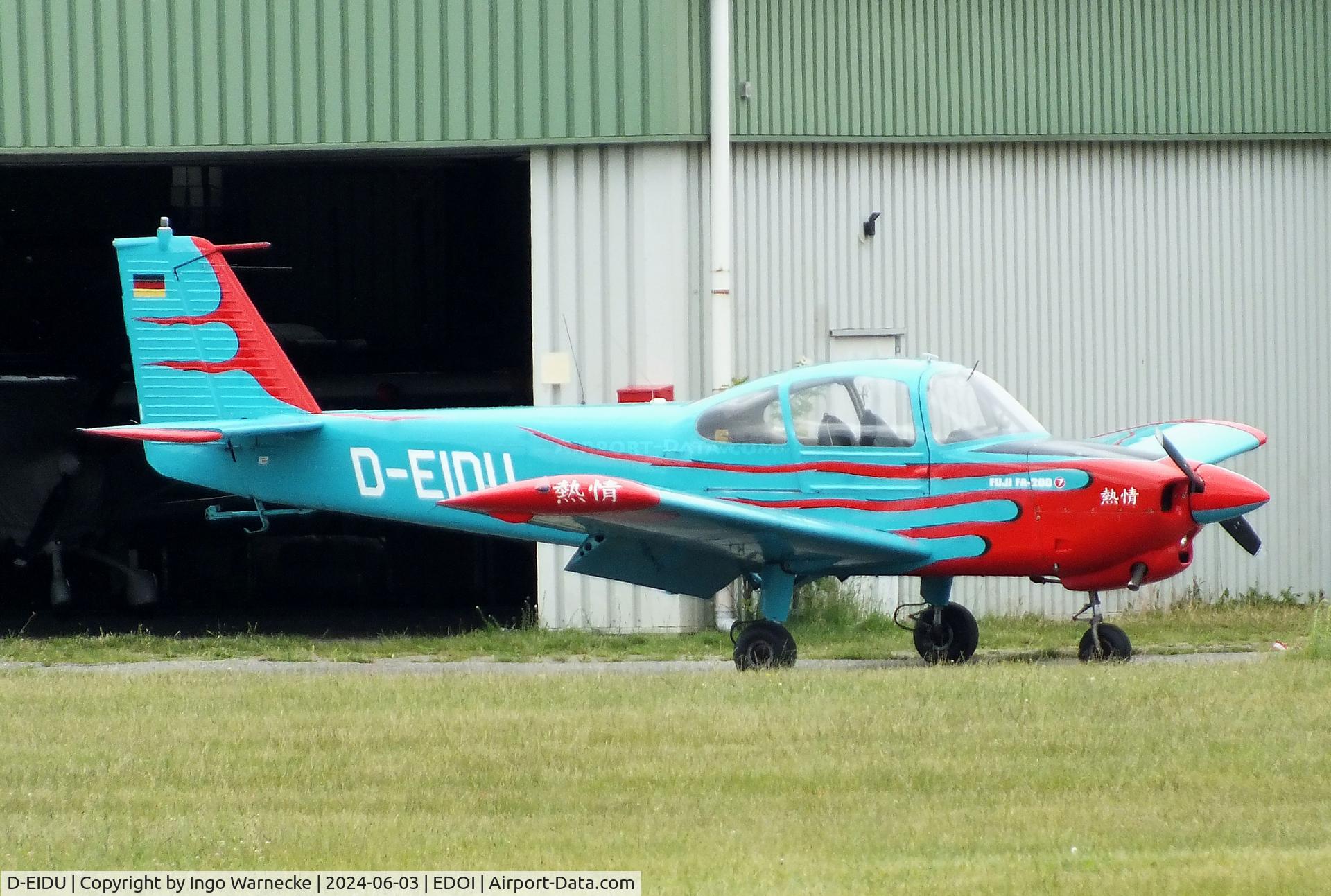 D-EIDU, 1975 Fuji FA-200-180 Aero Subaru Aero Subaru C/N 274, Fuji FA-200-180 Aero Subaru at Bienenfarm airfield (home of part of the collection of Quax, association for the promotion of historic aircraft e.V.), Paulinenaue