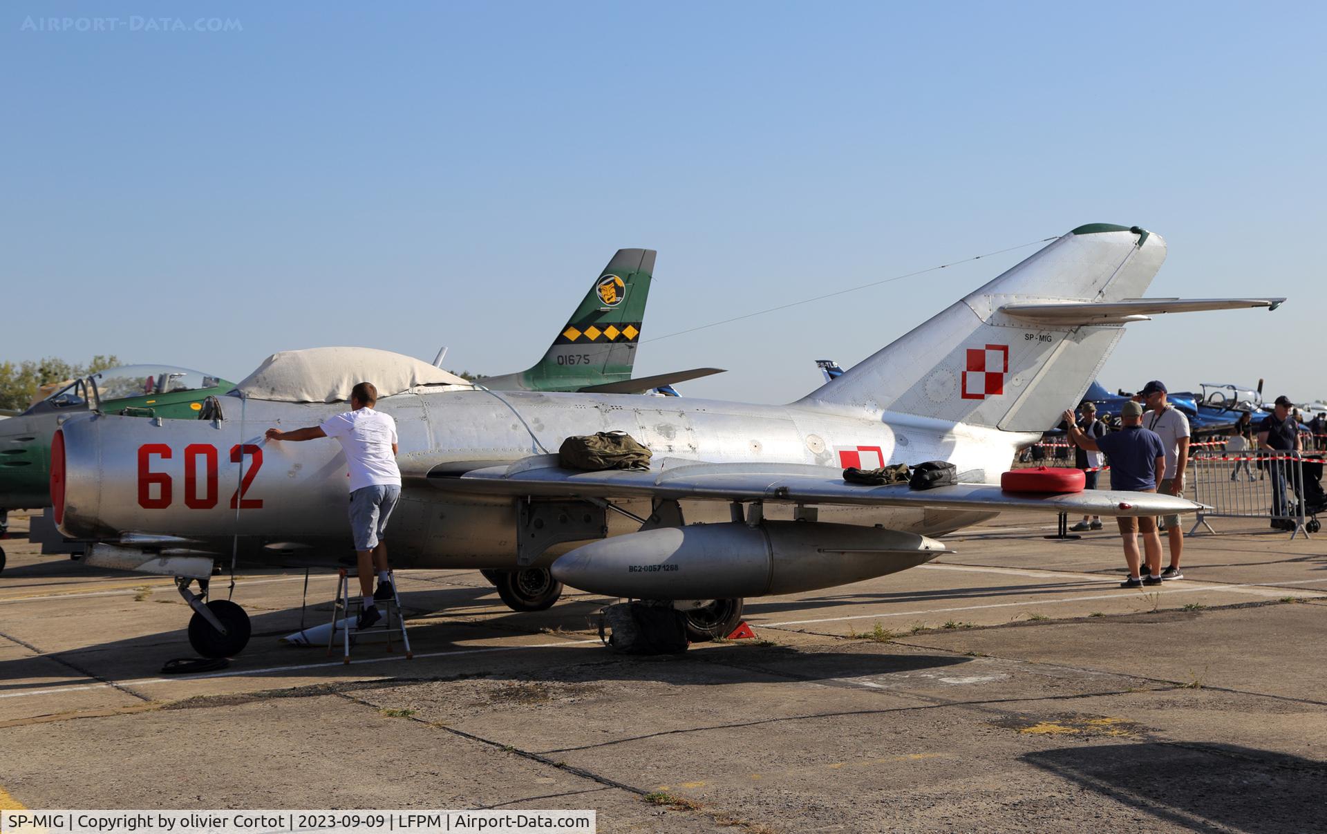 SP-MIG, PZL-Mielec Lim-2 (MiG-15bis) (MiG-15bis) C/N 1B006-02, 2023 Melun airshow