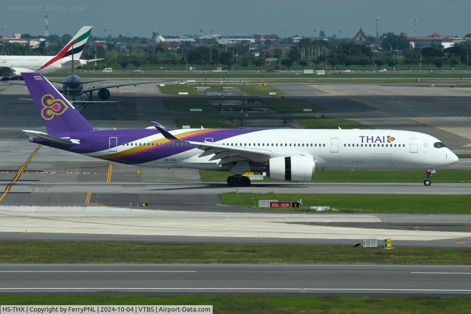 HS-THX, 1985 Airbus A300B4-203 C/N 249, Thai A359 landing
