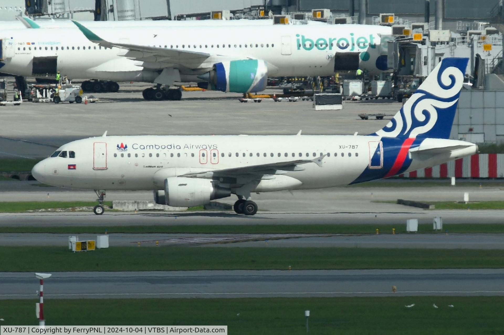 XU-787, 2009 Airbus A319-112 C/N 3872, Cambodia Airways A319