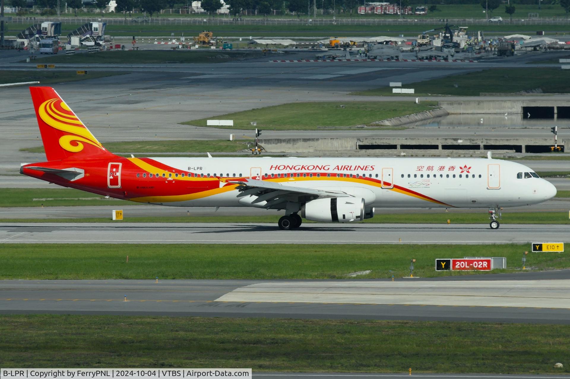 B-LPR, 2010 Airbus A321-231 C/N 4315, Hong Kong Airlines A321 arriving in BKK