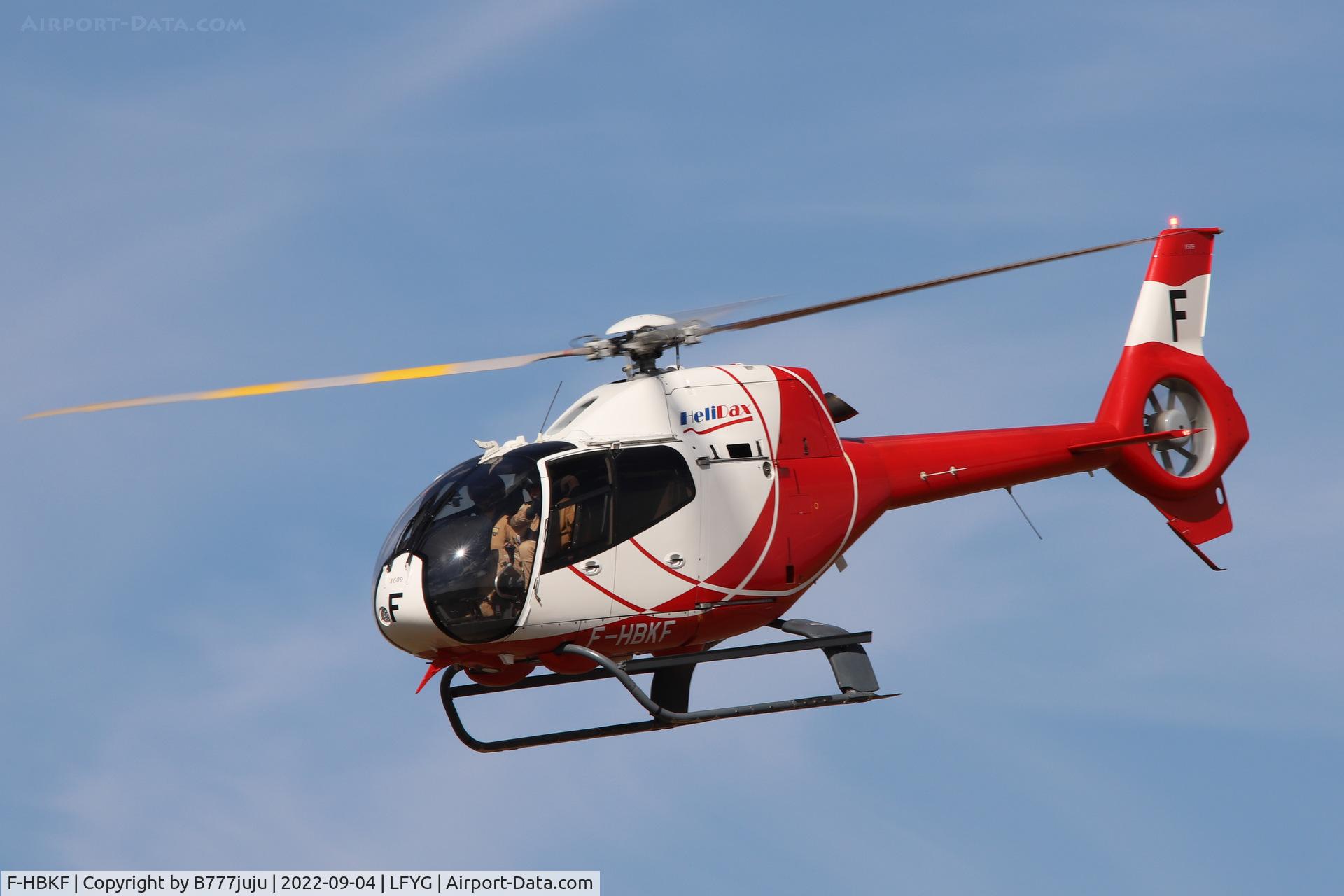 F-HBKF, 2009 Eurocopter EC-120B Colibri NHE C/N 1609, at Cambrai 2022 airshow