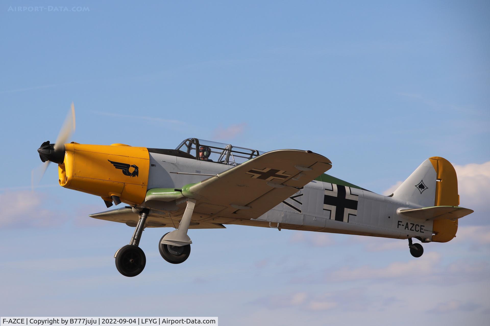 F-AZCE, Pilatus P2-06 C/N 72, at Cambrai 2022 airshow