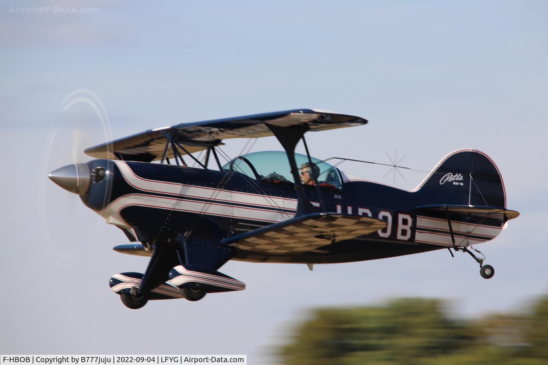 F-HBOB, 1983 Aviat Pitts S-2B Special C/N 5289, at Cambrai 2022 airshow
