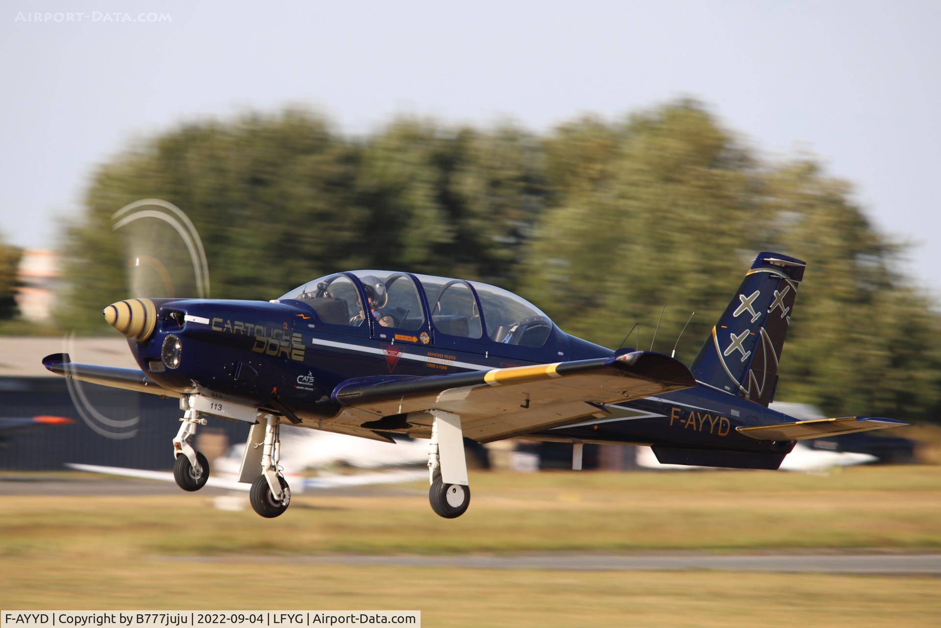 F-AYYD, Socata TB-30 Epsilon C/N 113, at Cambrai 2022 airshow