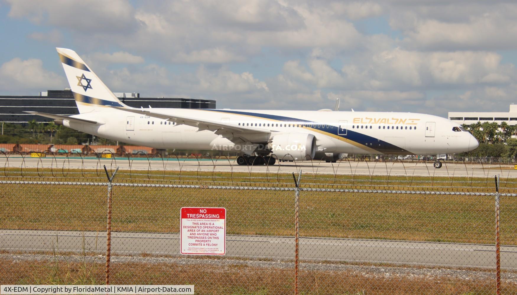 4X-EDM, 2019 Boeing 787-9 Dreamliner C/N 38783, Jerusalem of Gold ELY 789 zx mia-tlv, llbg