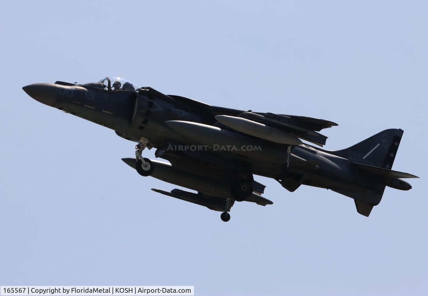 165567, Boeing AV-8B+(R)-25-MC Harrier II Plus C/N 304, AV-8 zx