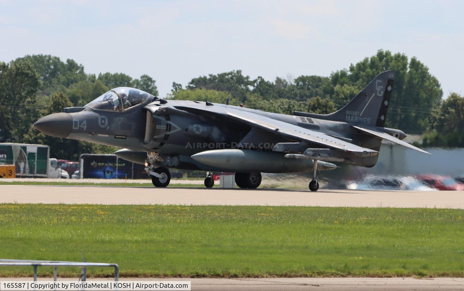 165587, Boeing AV-8B+(R)-27-MC Harrier II Plus C/N B324, AV-8 zx 