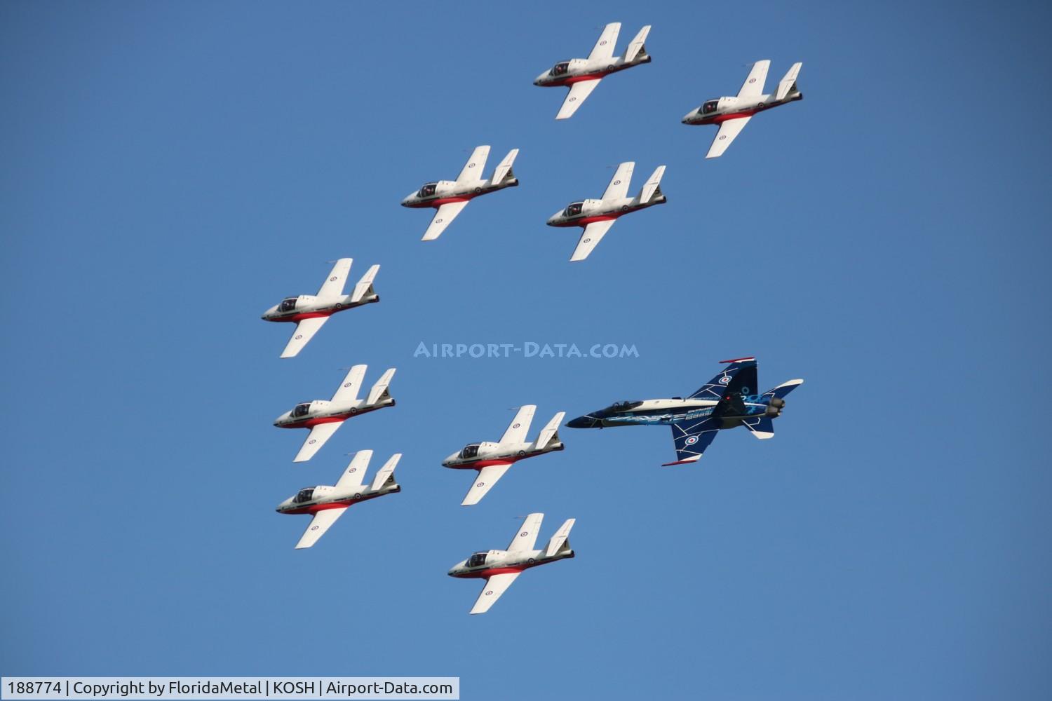 188774, 1986 McDonnell Douglas CF-188A Hornet C/N 0512/A423, OSH 24 zx 