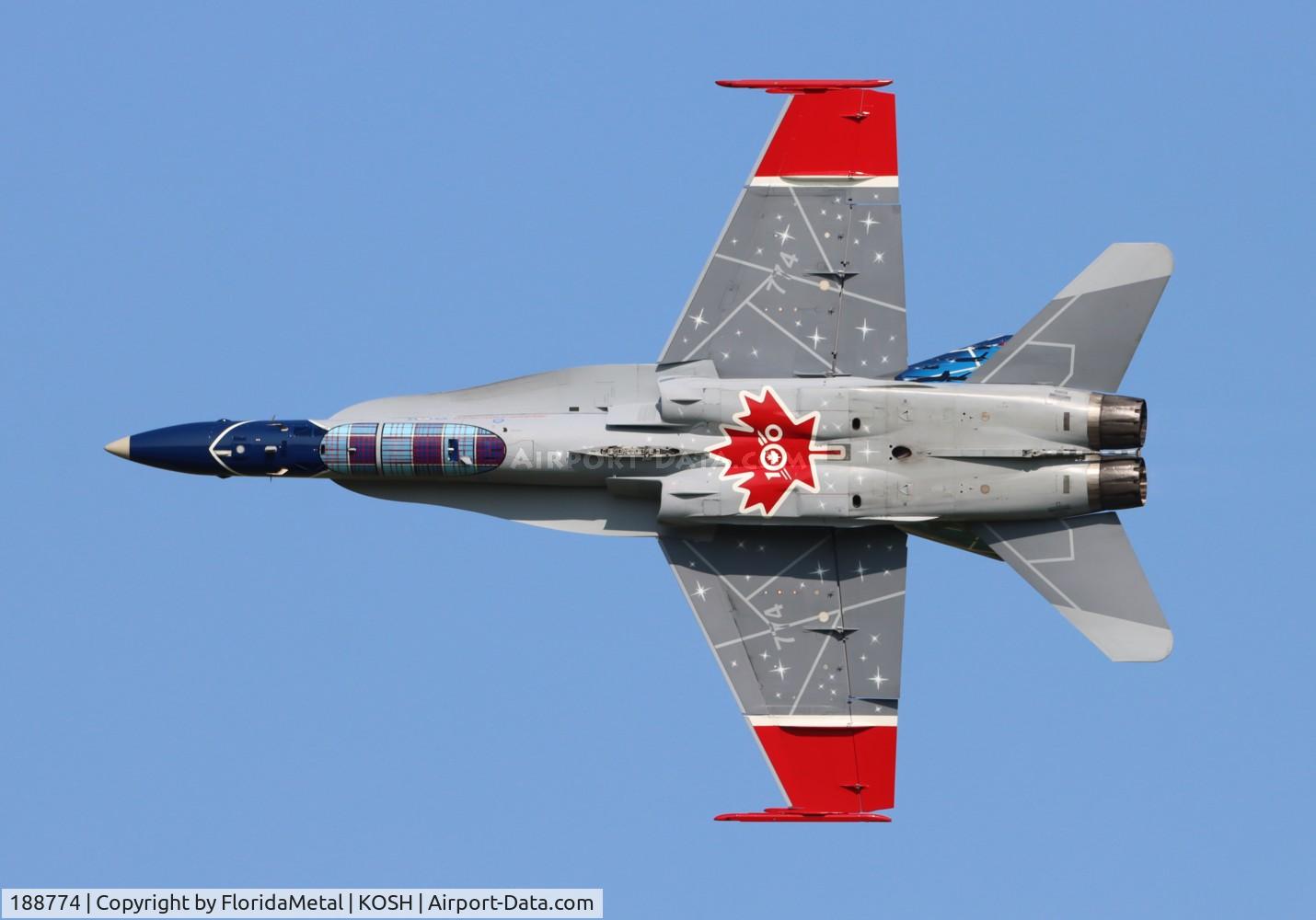 188774, 1986 McDonnell Douglas CF-188A Hornet C/N 0512/A423, RCAF CF-188 zx 