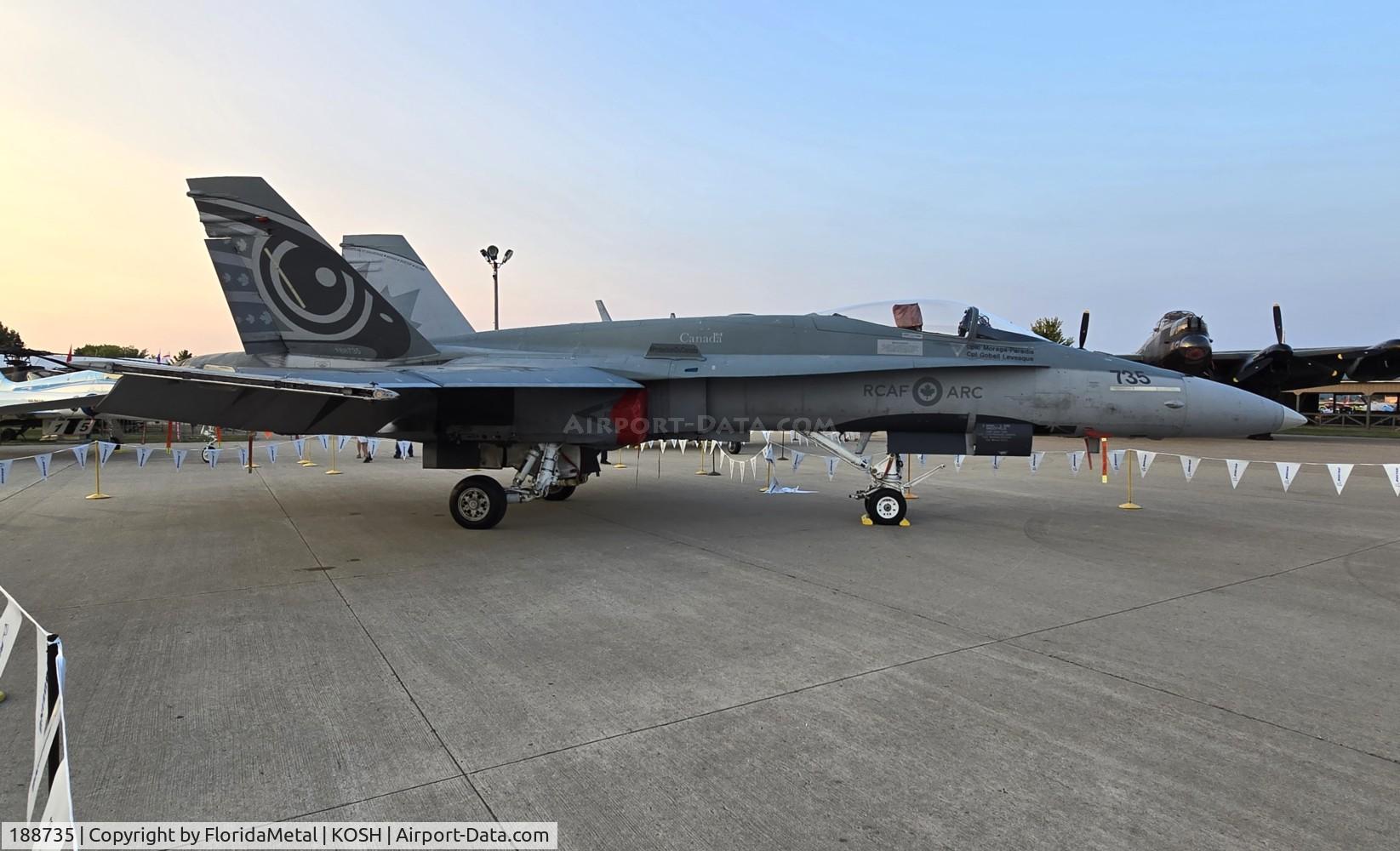 188735, McDonnell Douglas CF-188A Hornet C/N 0254/A203, RCAF CF-188 zx 