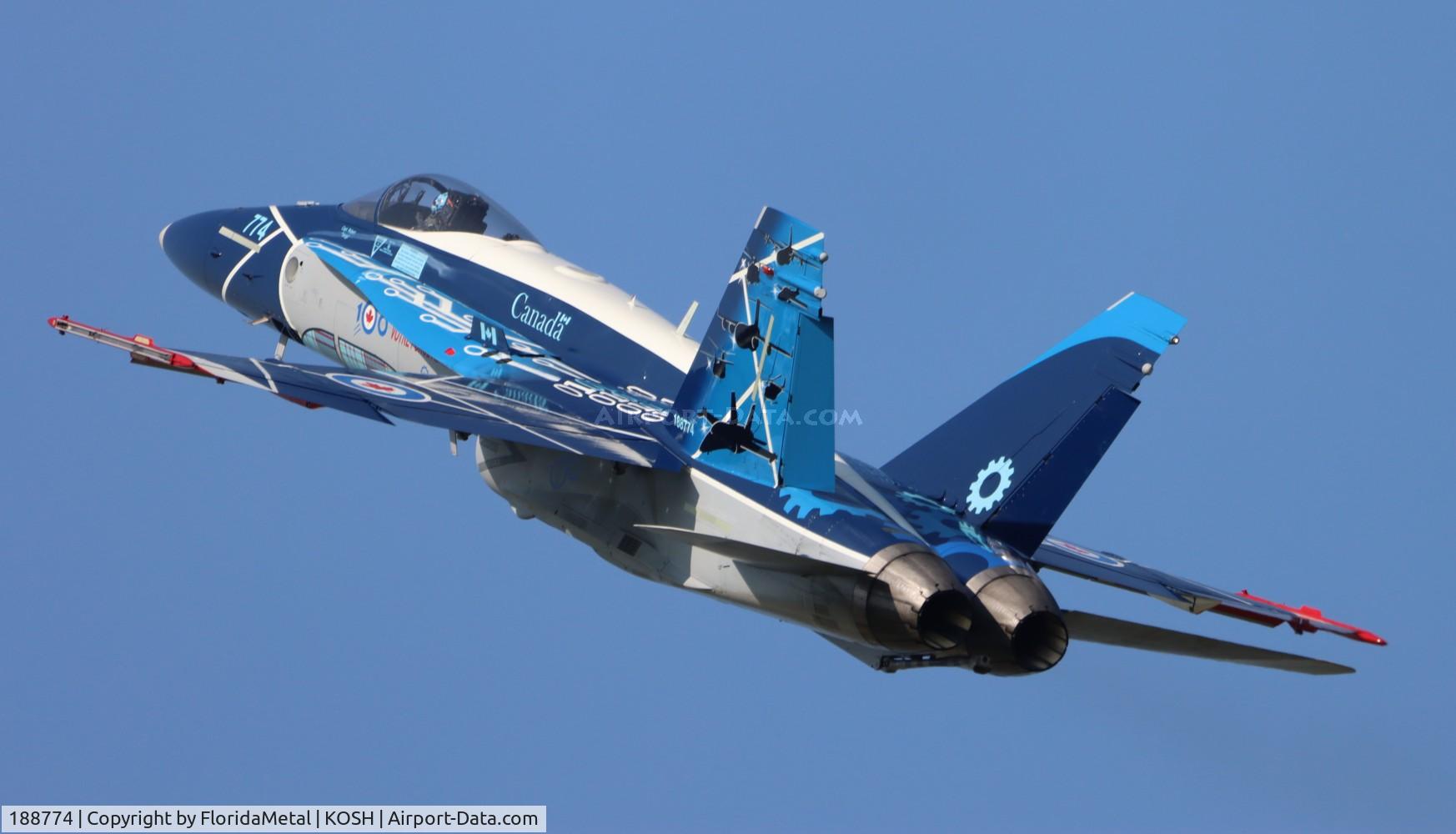 188774, 1986 McDonnell Douglas CF-188A Hornet C/N 0512/A423, OSH 24 zx 