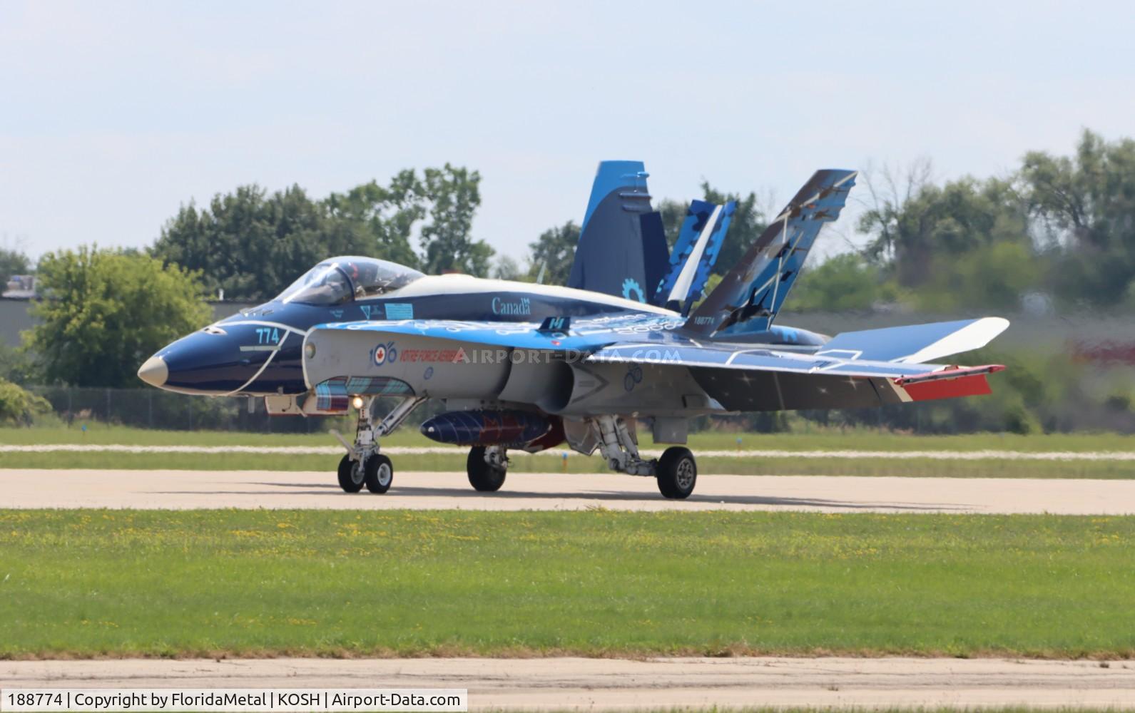 188774, 1986 McDonnell Douglas CF-188A Hornet C/N 0512/A423, RCAF CF-188 zx 