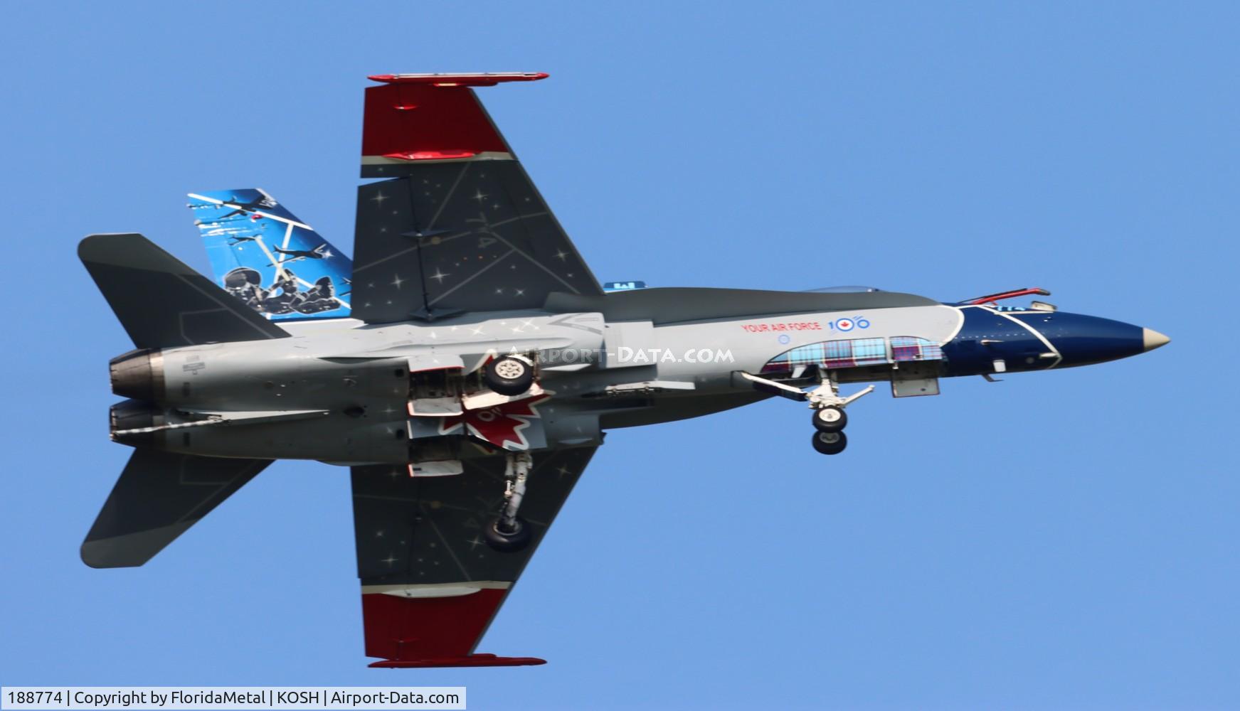 188774, 1986 McDonnell Douglas CF-188A Hornet C/N 0512/A423, RCAF CF-188 zx 